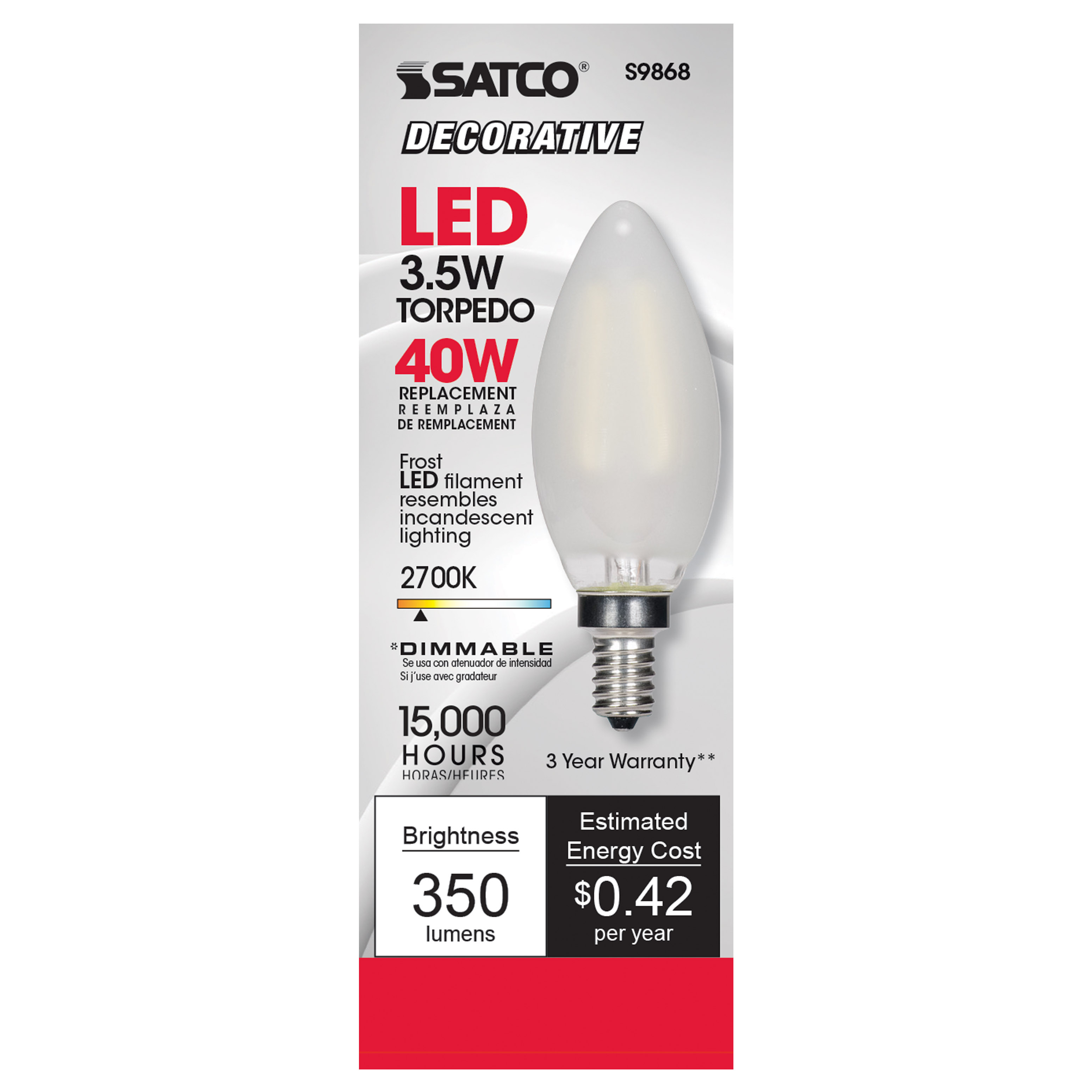 3.5CTF/LED/FR/27K/120V - S9868