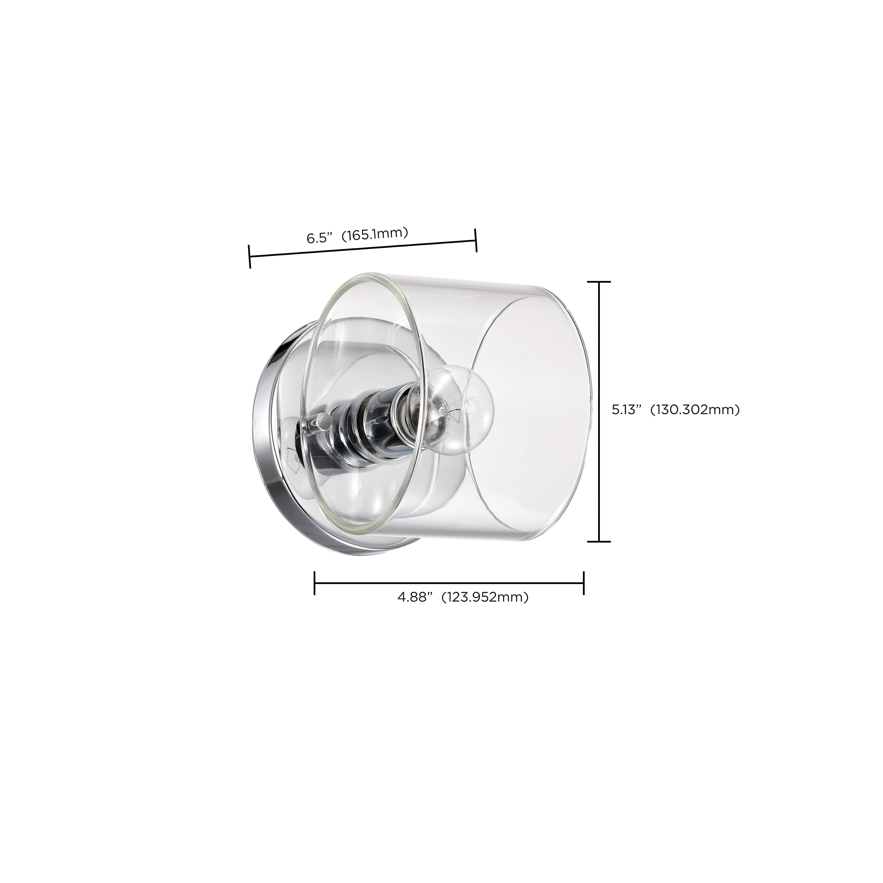 MARLOWE 1 LIGHT VANITY - 60-8071