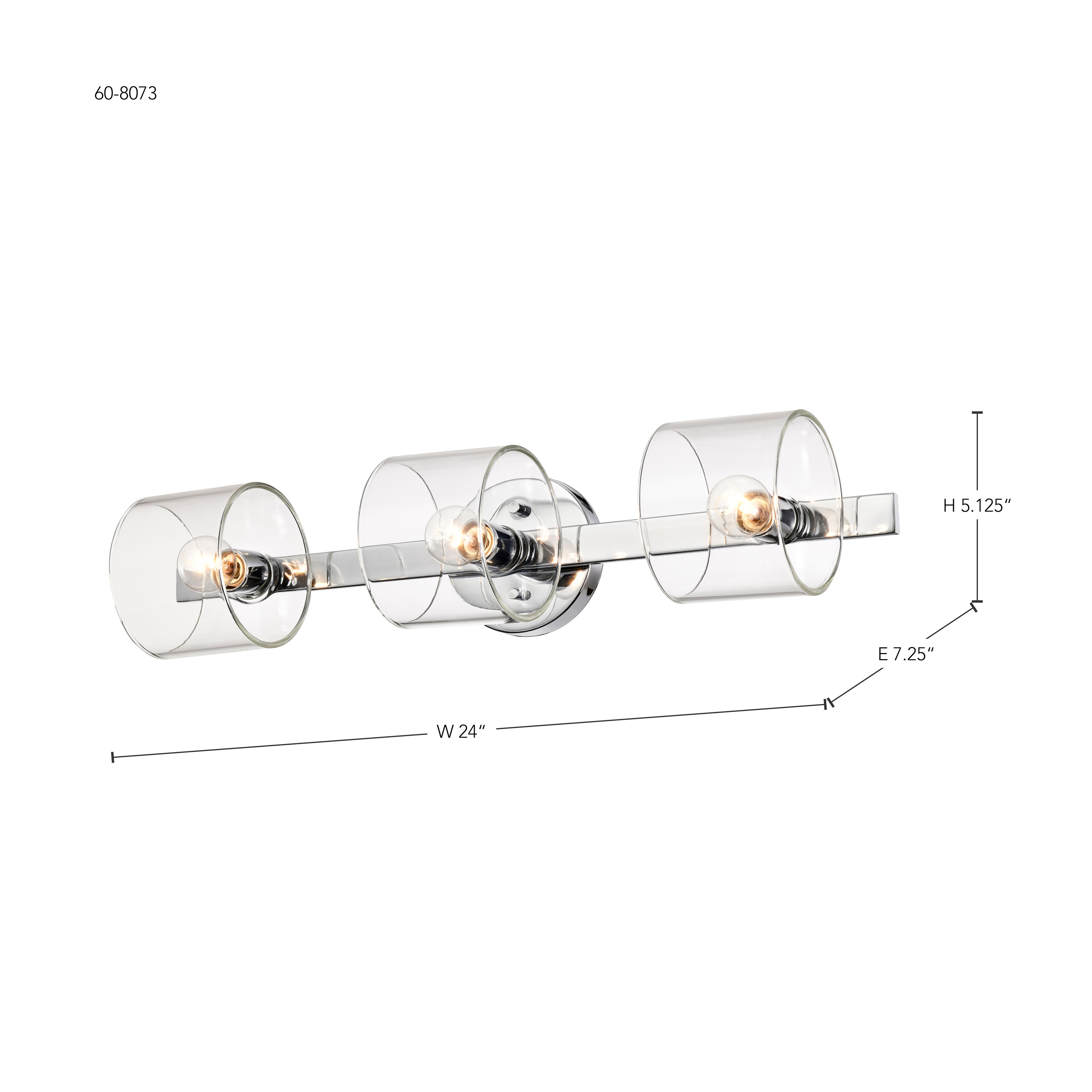MARLOWE 3 LIGHT VANITY - 60-8073