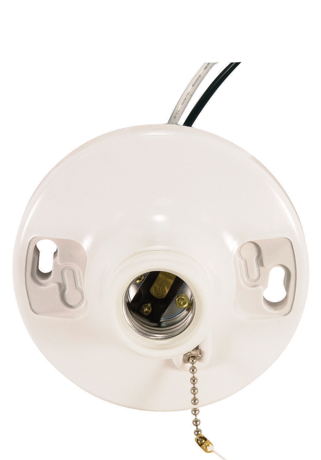 MED BASE PHENOLIC PULL CHAIN R - 90-481
