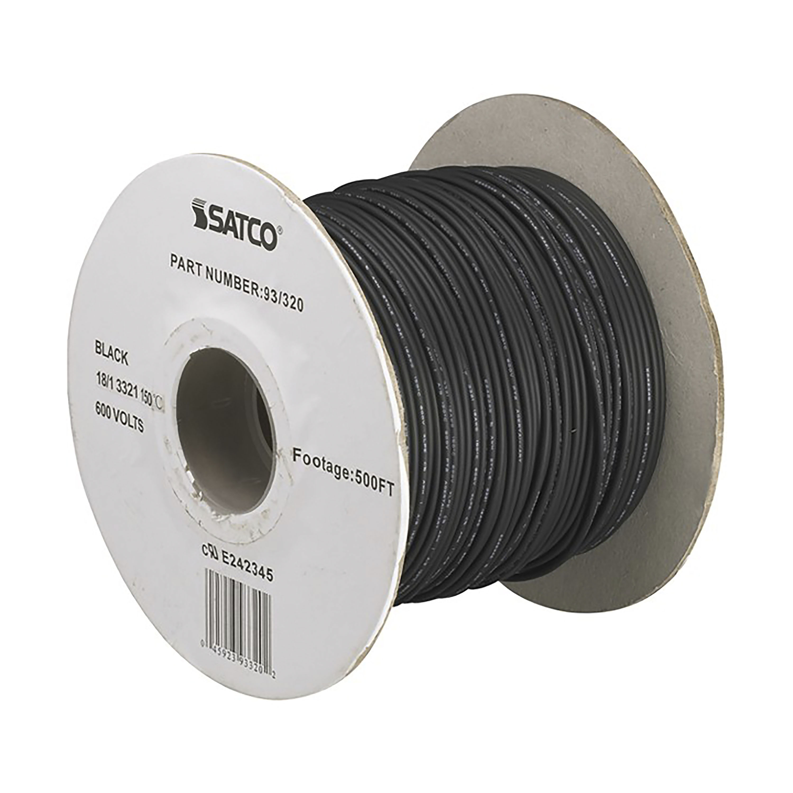 18/1 AWM BLACK 150 DEG UL3321 - 93-320