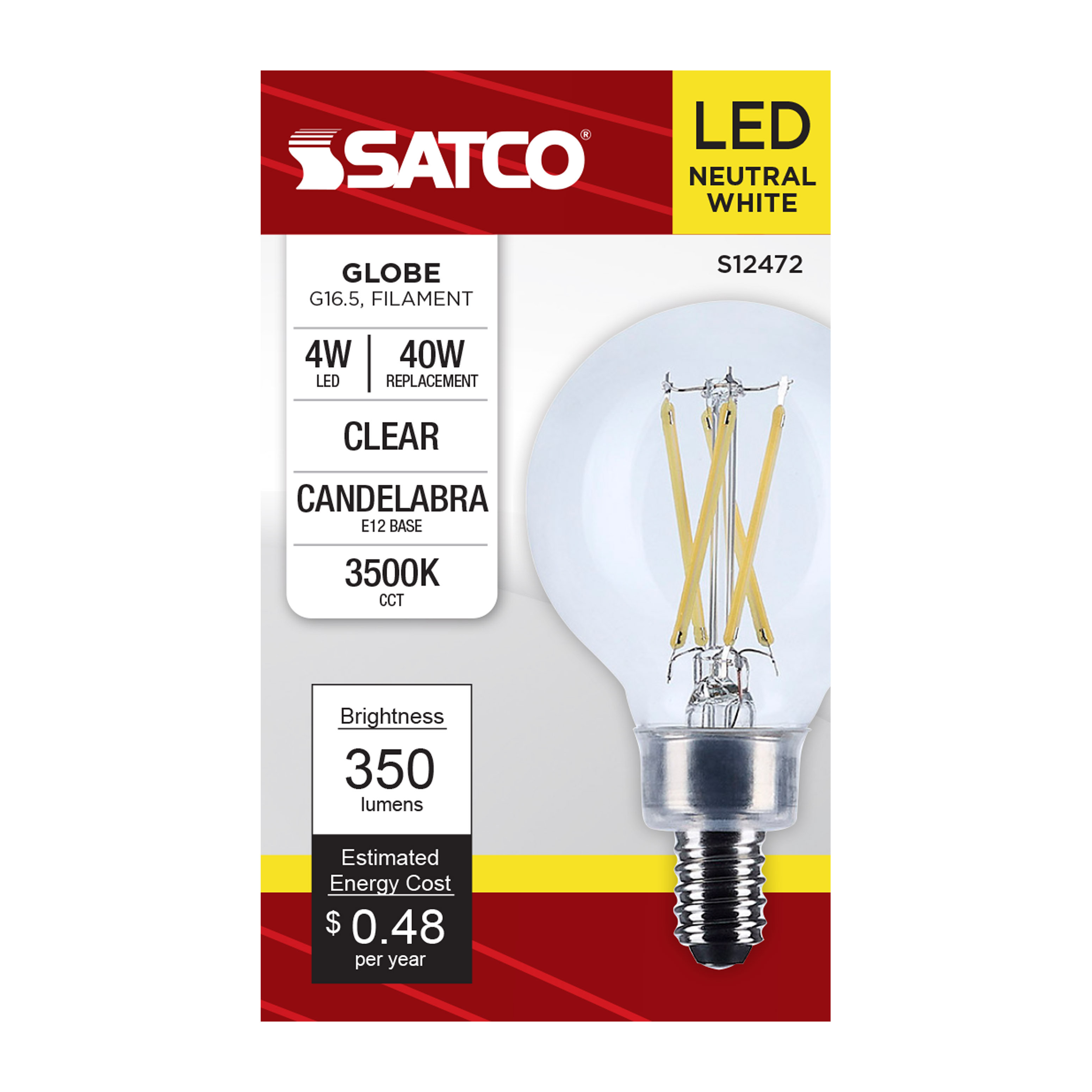 4G16.5/LED/CL/935/120V/E12 - S12472