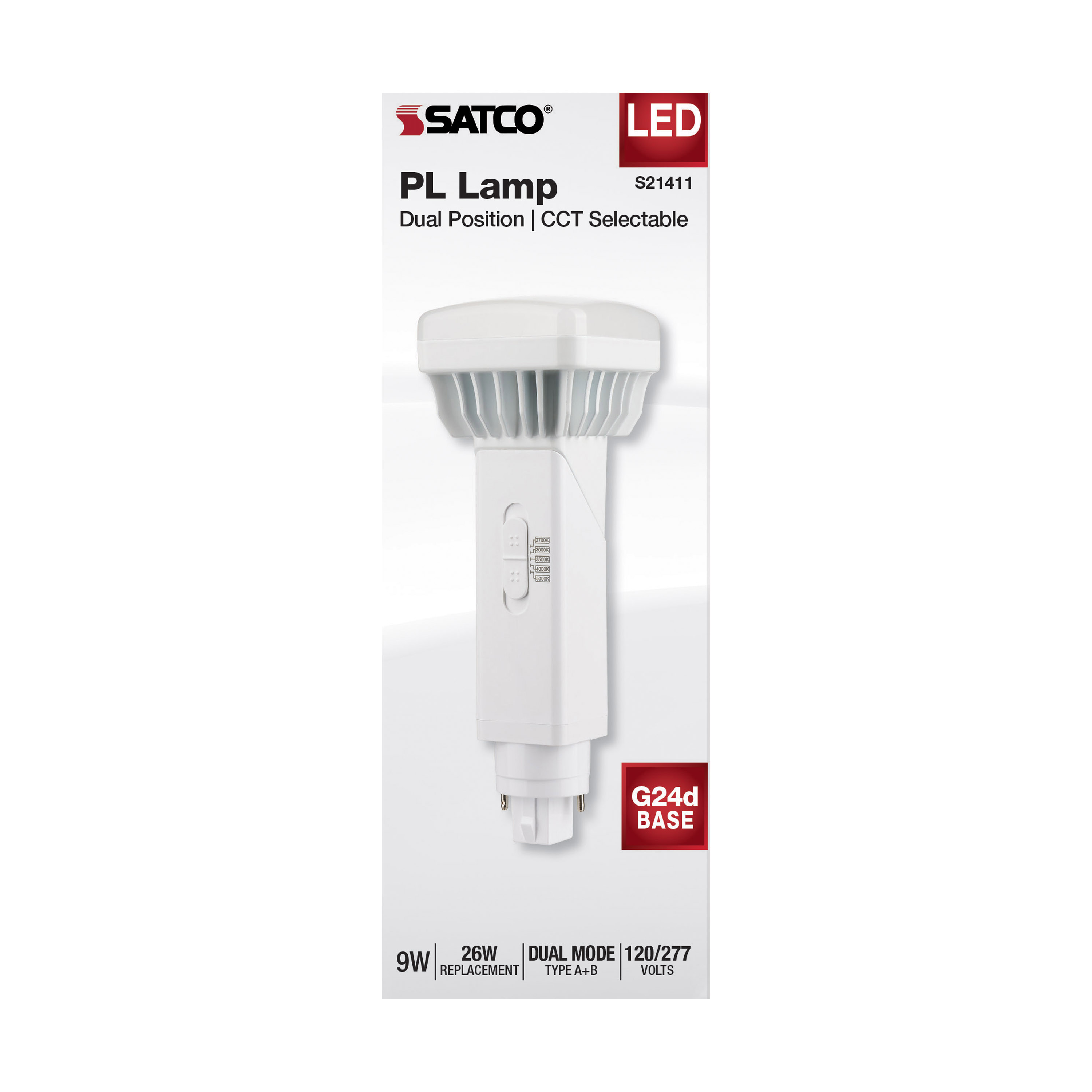 9PL/LED/HV/5CCT/A+B/G24D - S21411