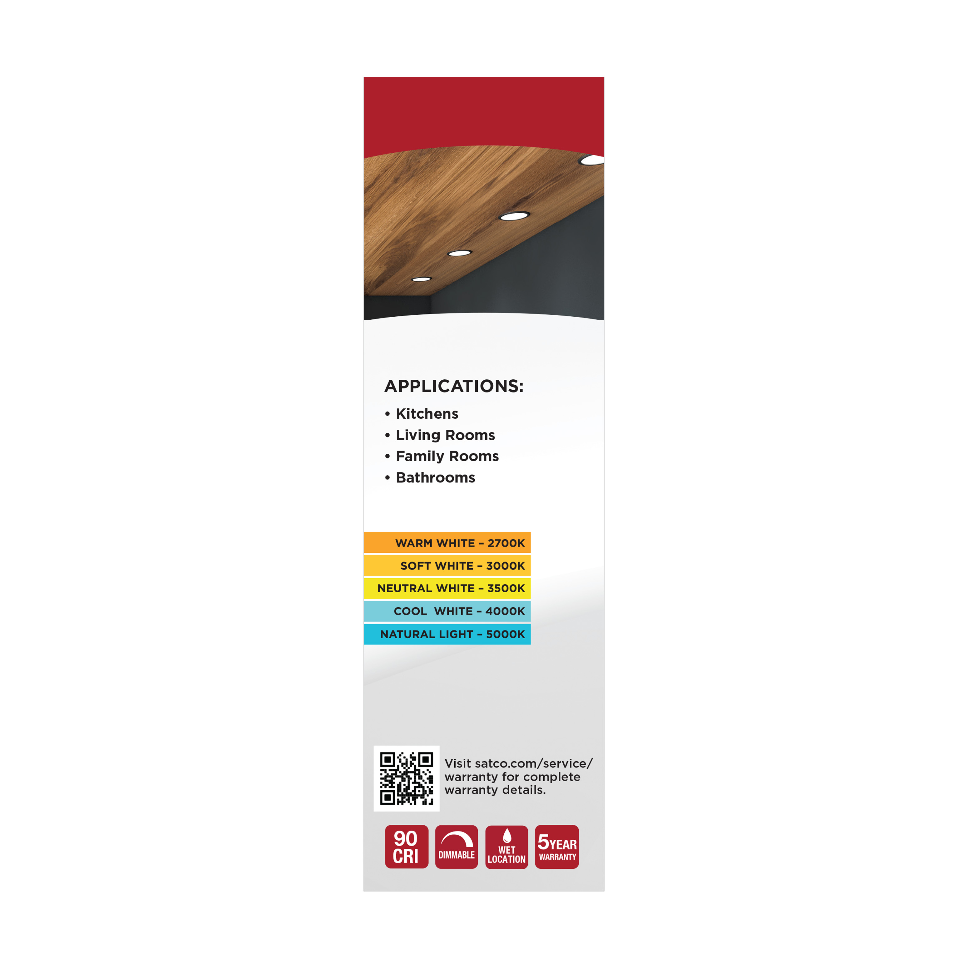 12WLED/DW/6/CCT-SEL/RND/RD/BK - S11875