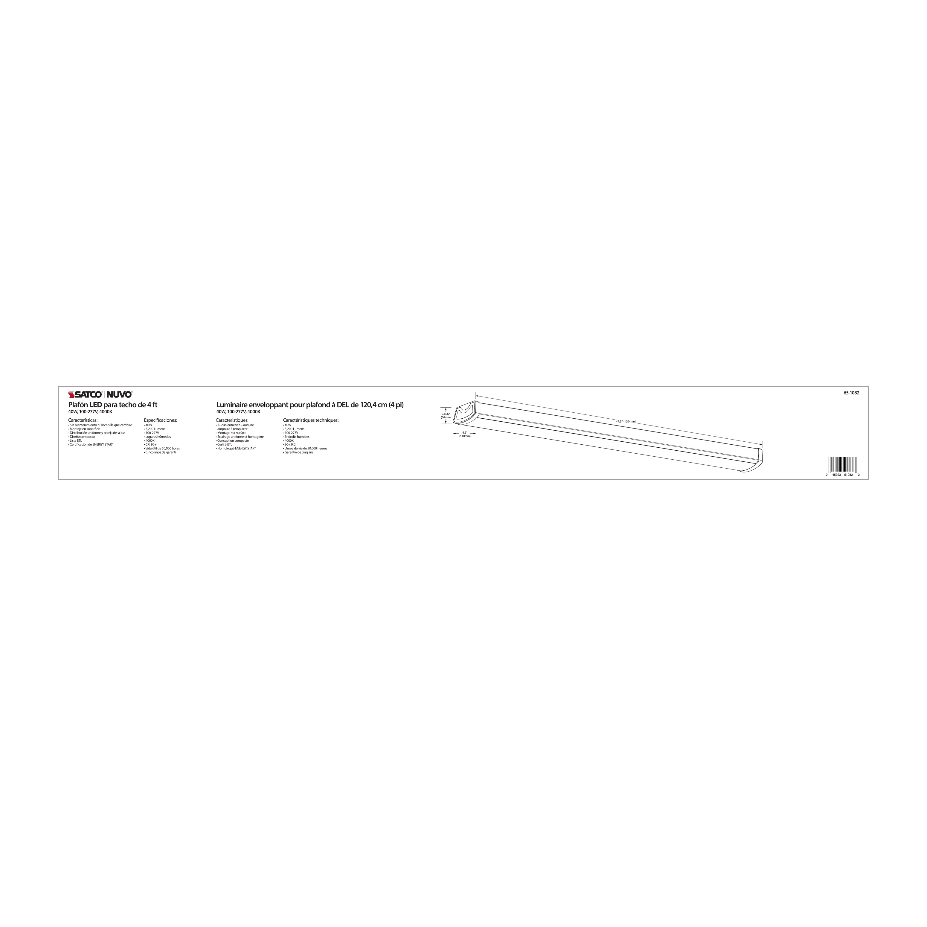 4FT LED CEILING WRAP - 65-1082