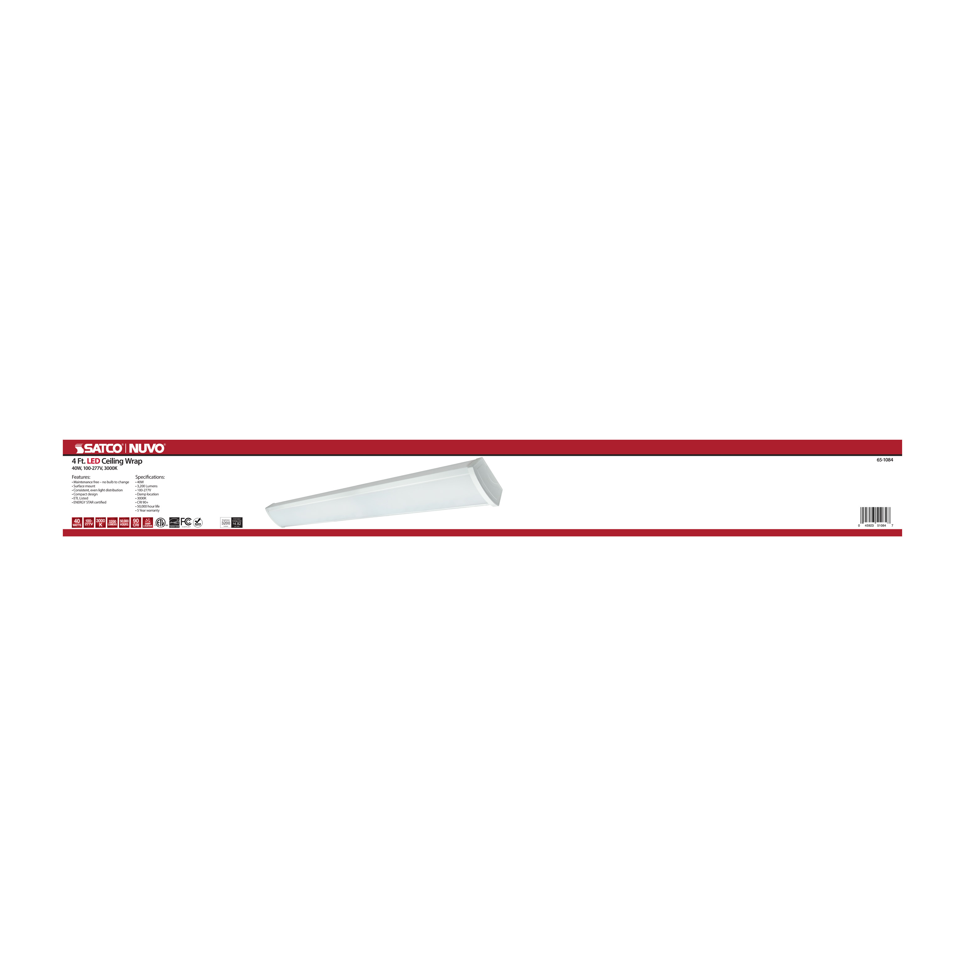4FT LED CEILING WRAP - 65-1084