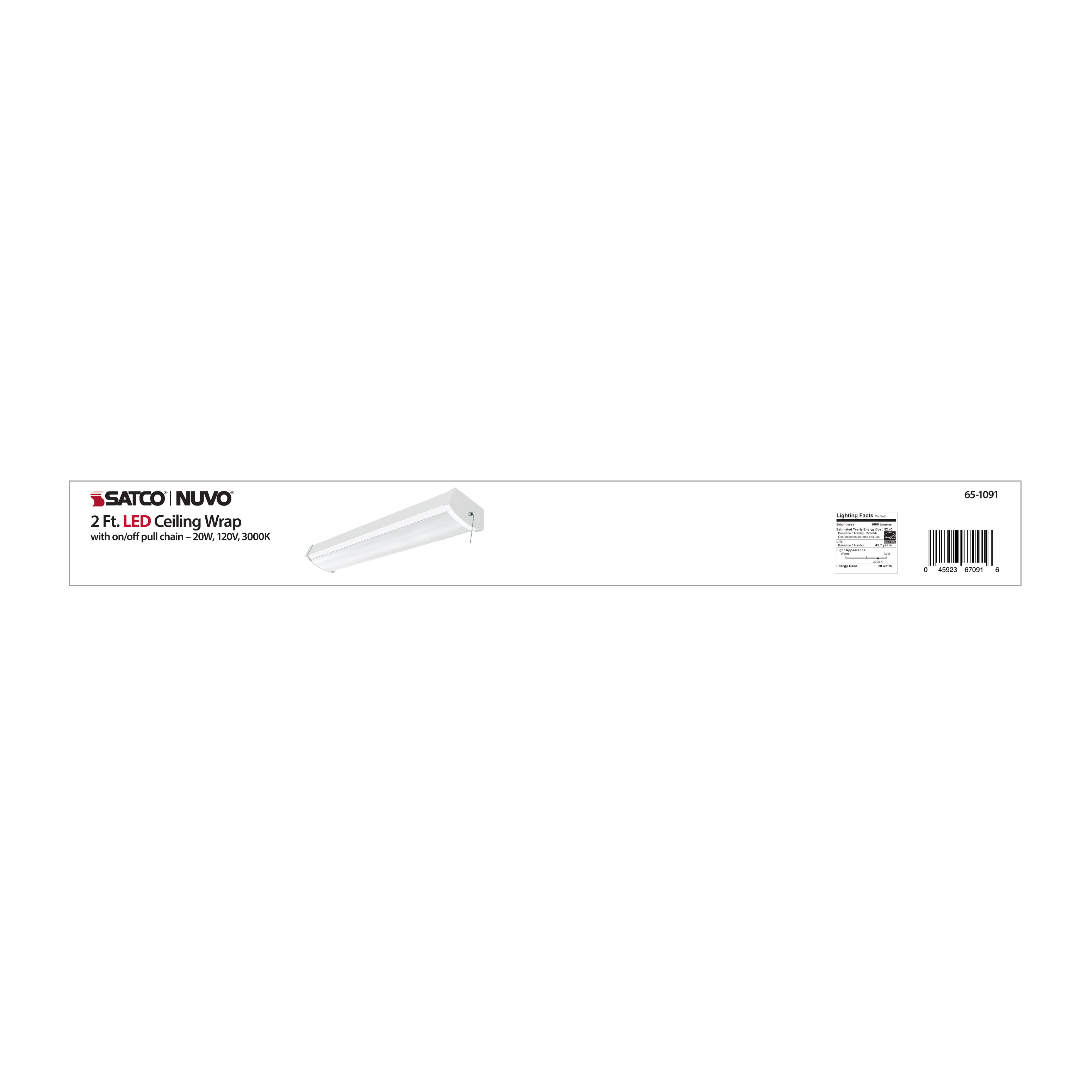 2FT LED CEILING WRAP - 65-1091