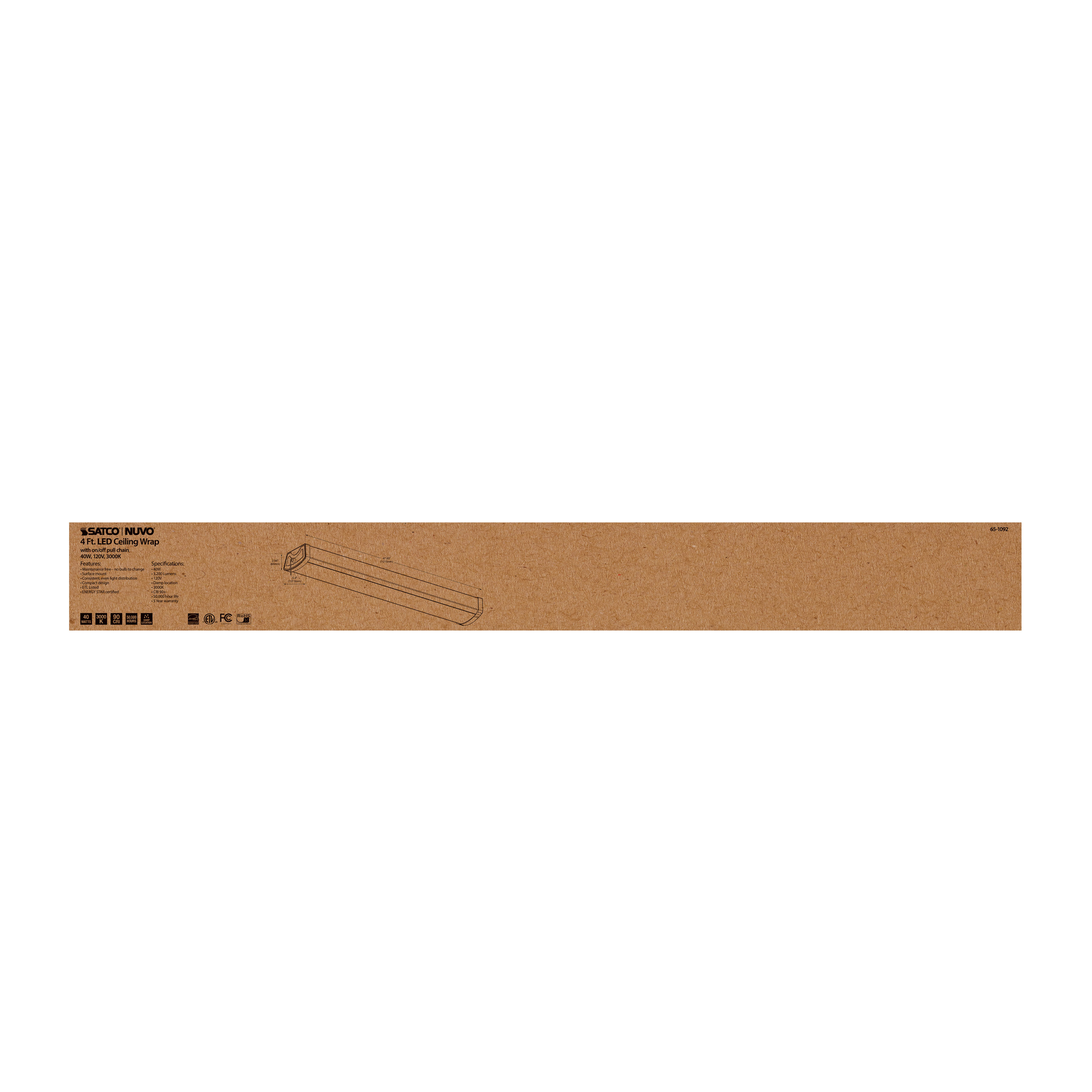 4FT LED CEILING WRAP - 65-1092