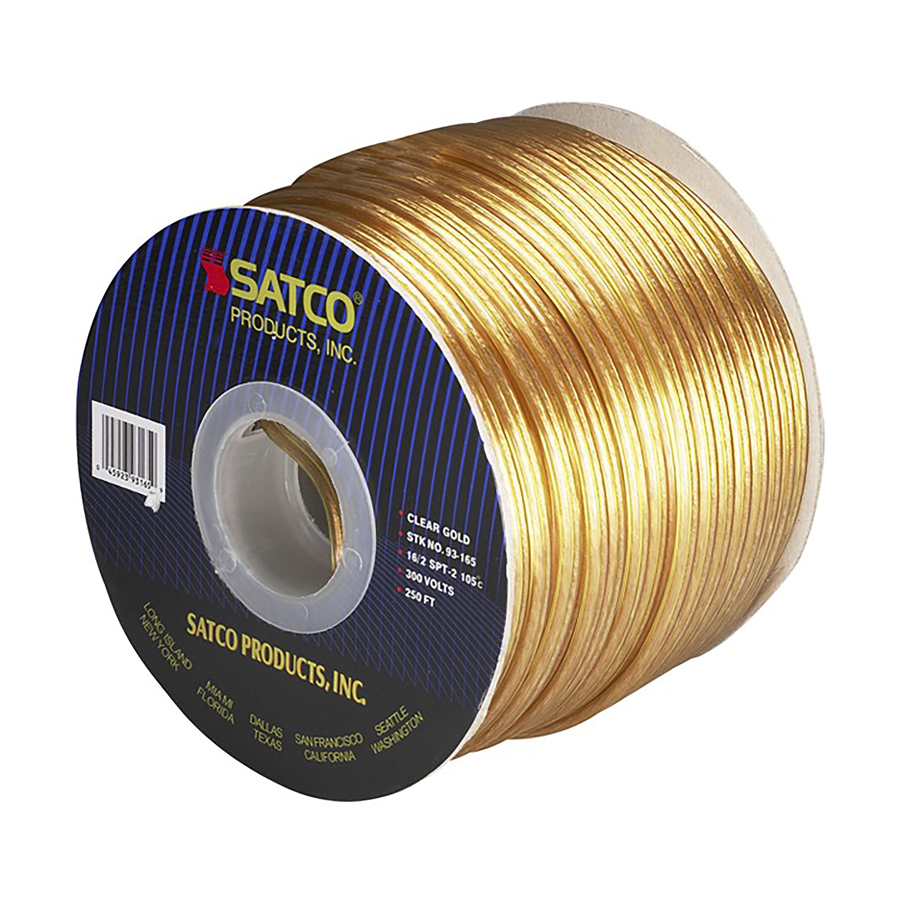 250 FT. 16/2/SPT/2 CLEAR GOLD - 93-165