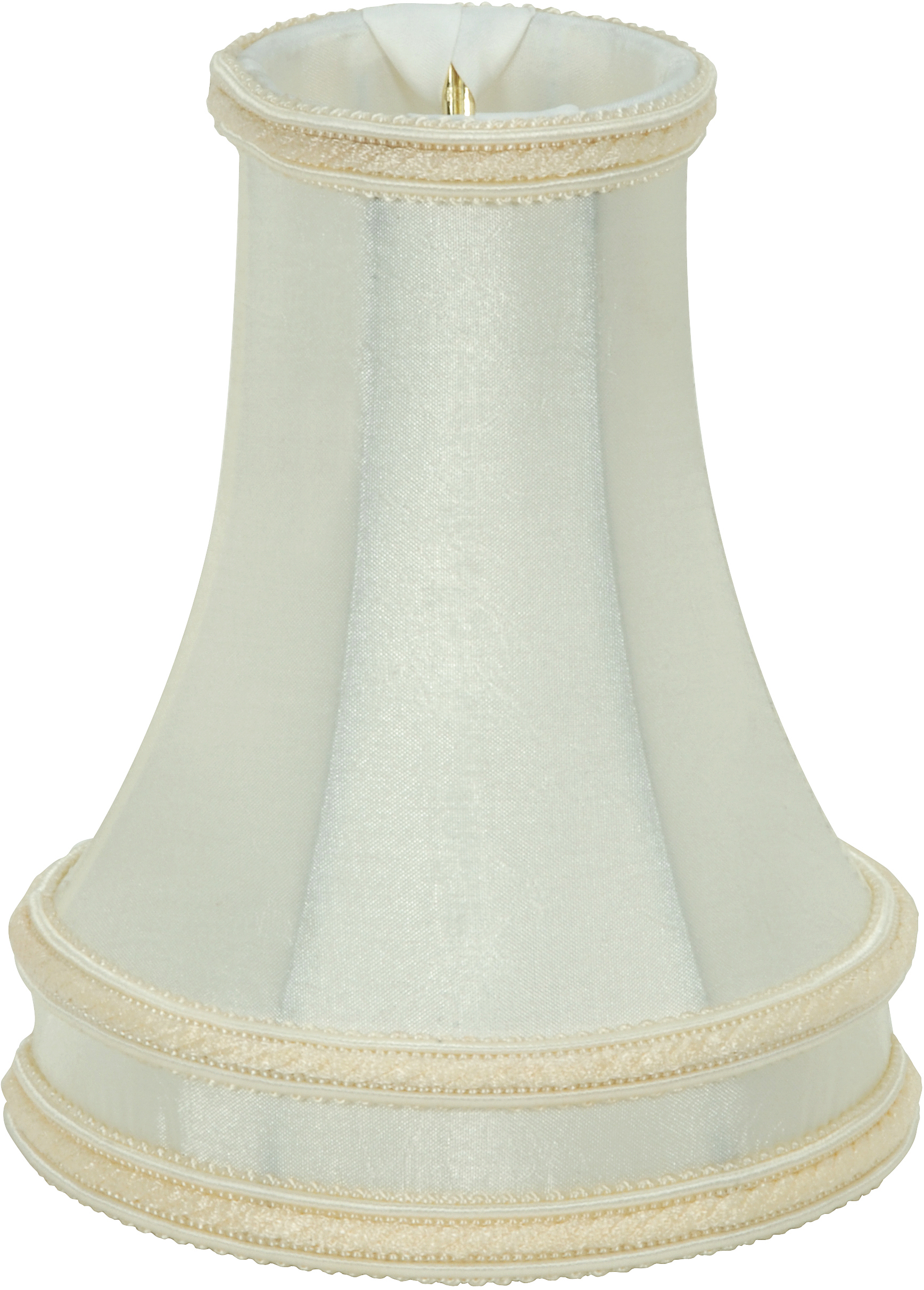 CREAM LEATHER LOOK CLIP OM - 90-2527