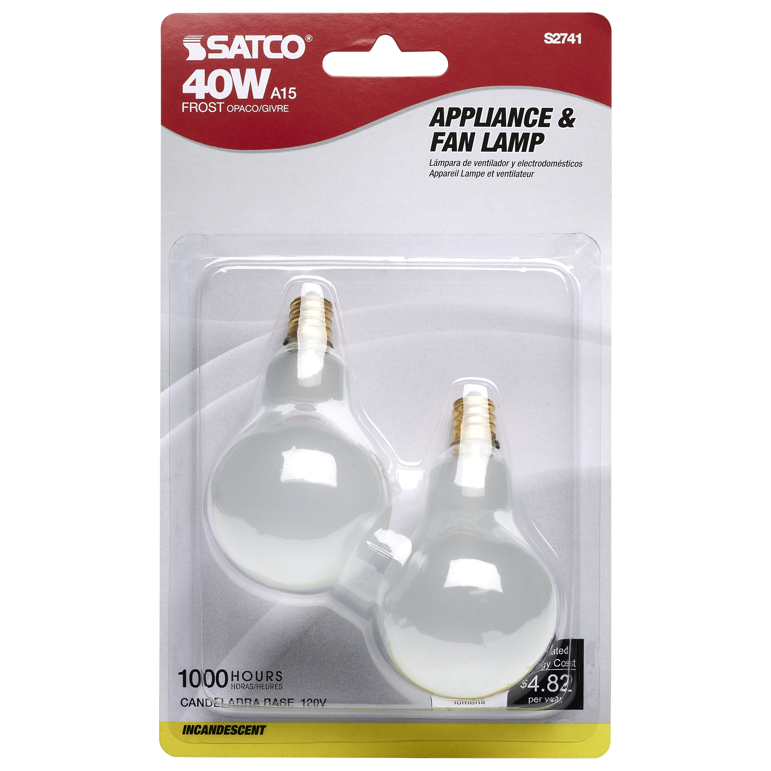 40A15/FROST 120V E12 2PER CARD - S2741