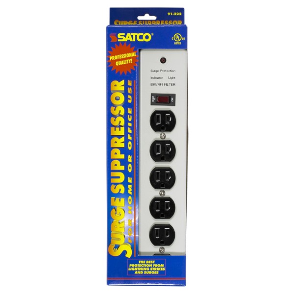 6 OUTLET 3 LINE SURGE/CIRCUIT - 91-222