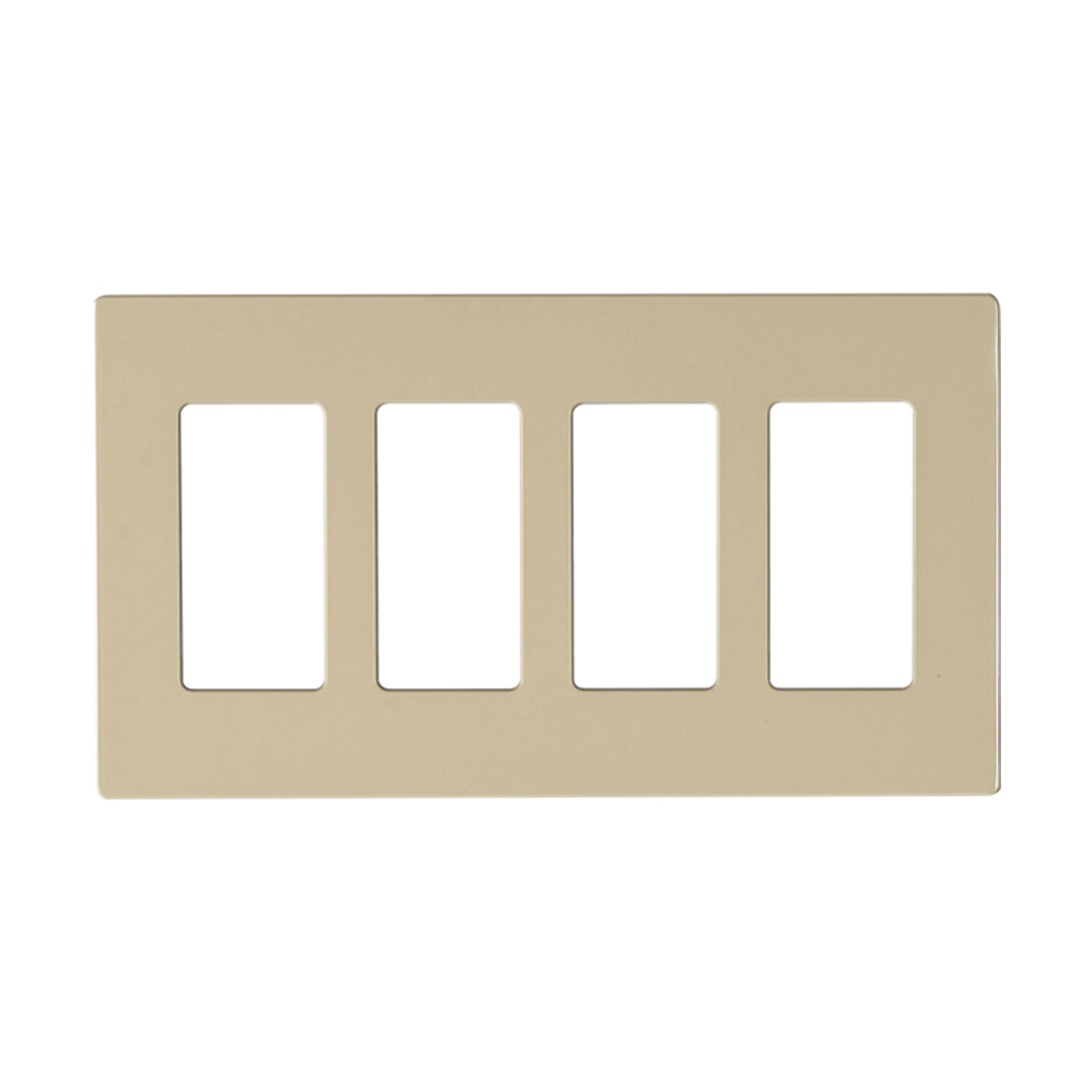 CLARO 4 GANG WALLPLATE AL - 96-423