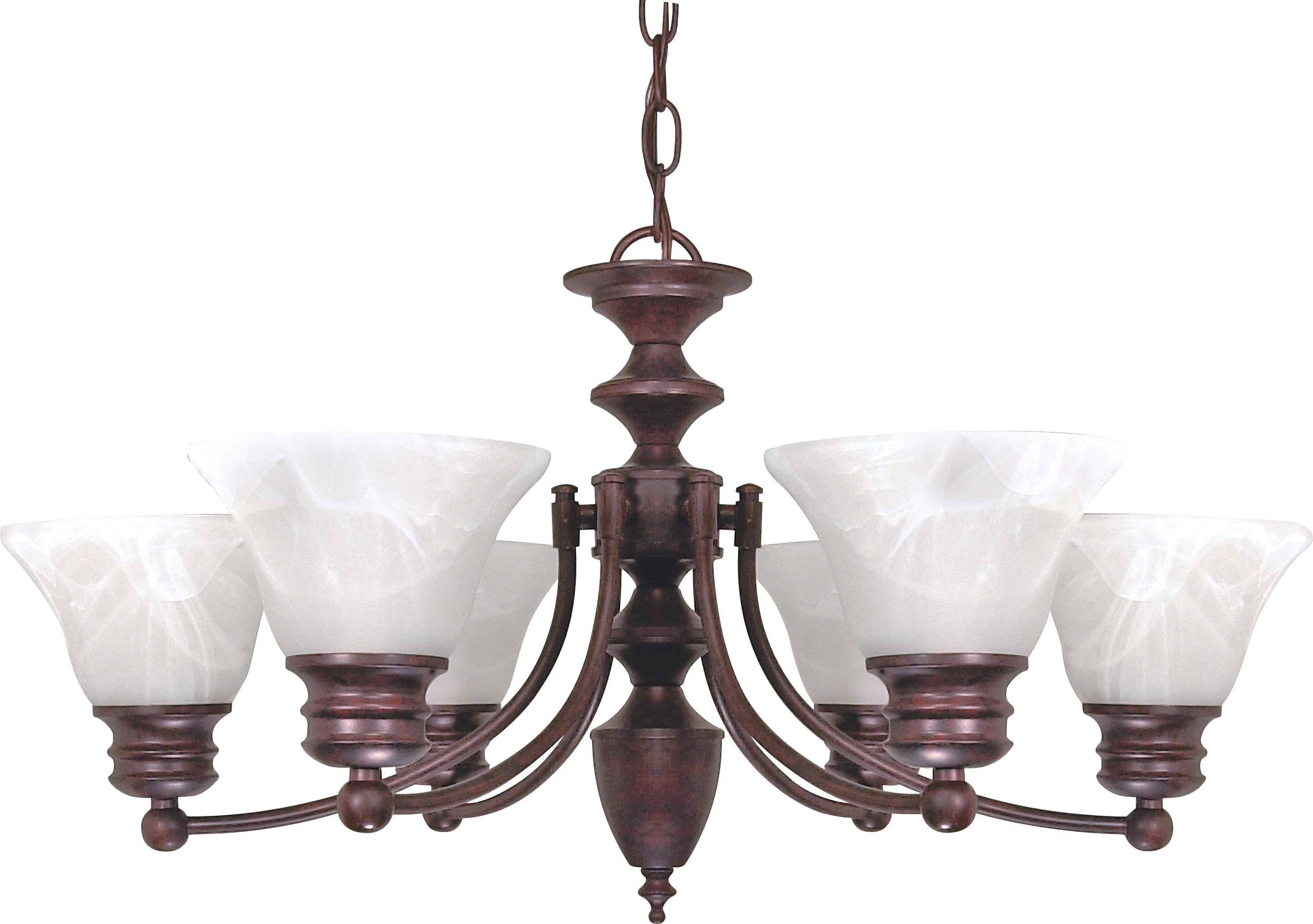 EMPIRE 6 LT CHANDELIER - 60-358