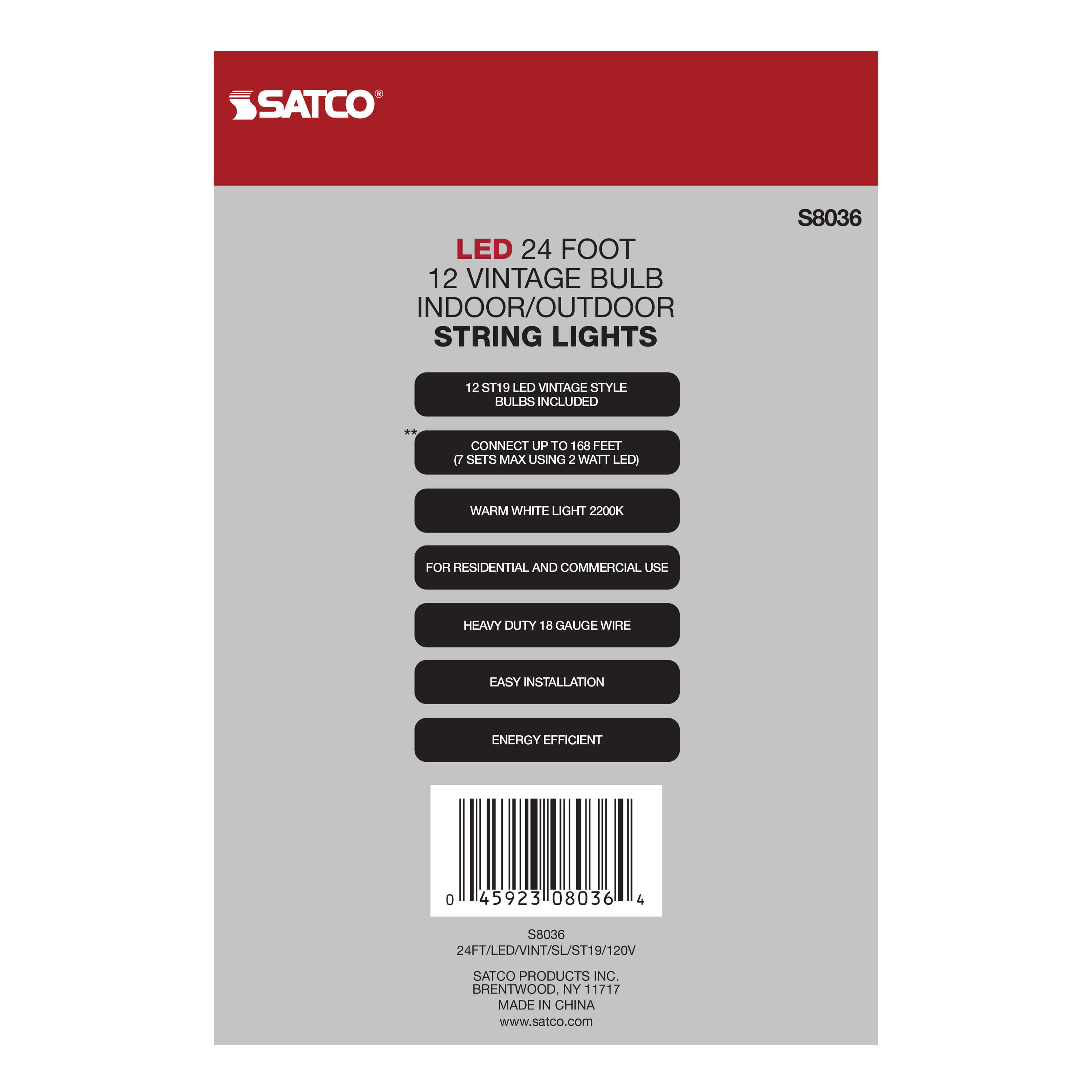24FT/VINT/SL/ST19/120V - S8036