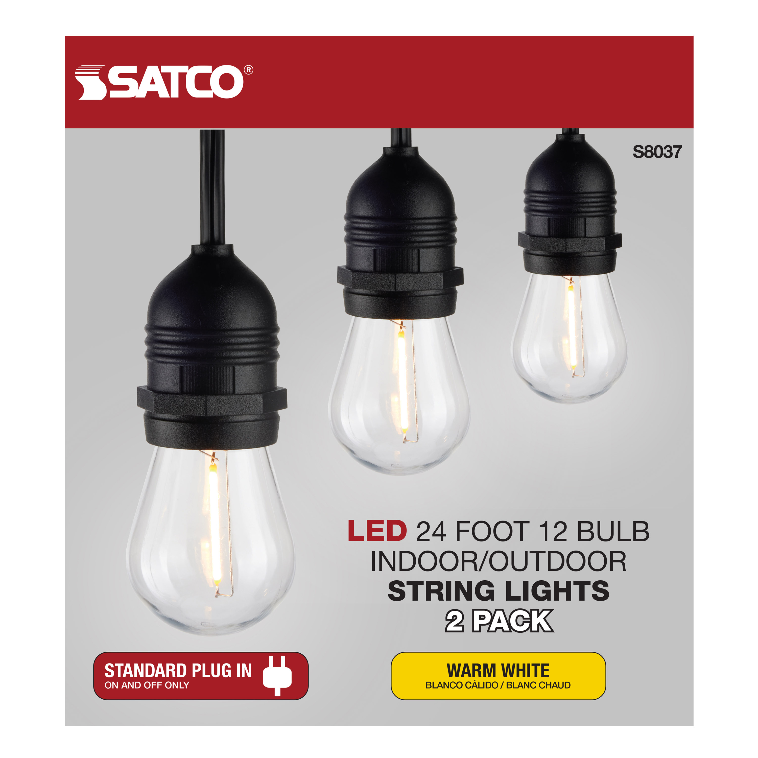24FT/LED/SL/S14/822K/2PK/120V - S8037