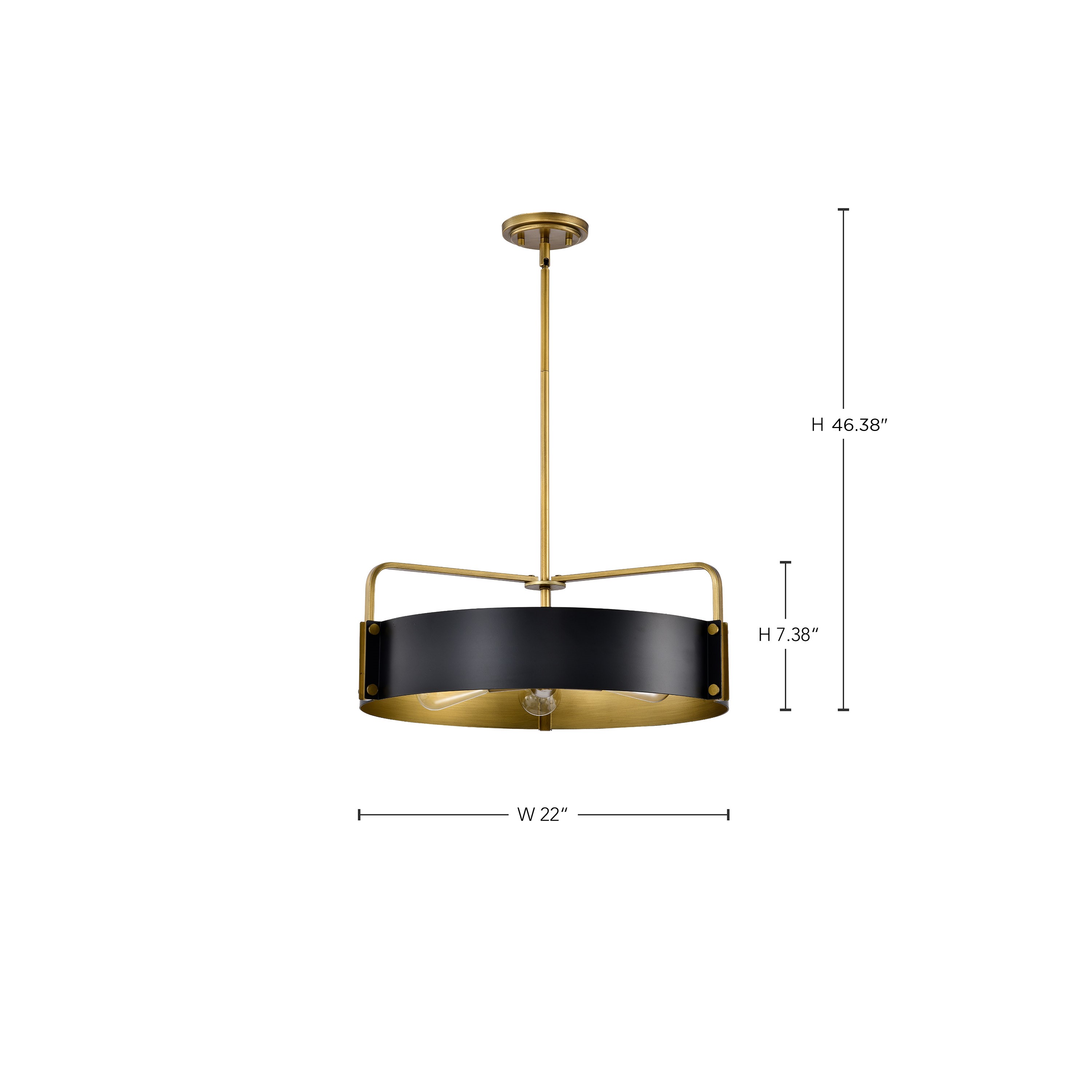 ALTOS 5 LIGHT LARGE PENDANT - 60-7844