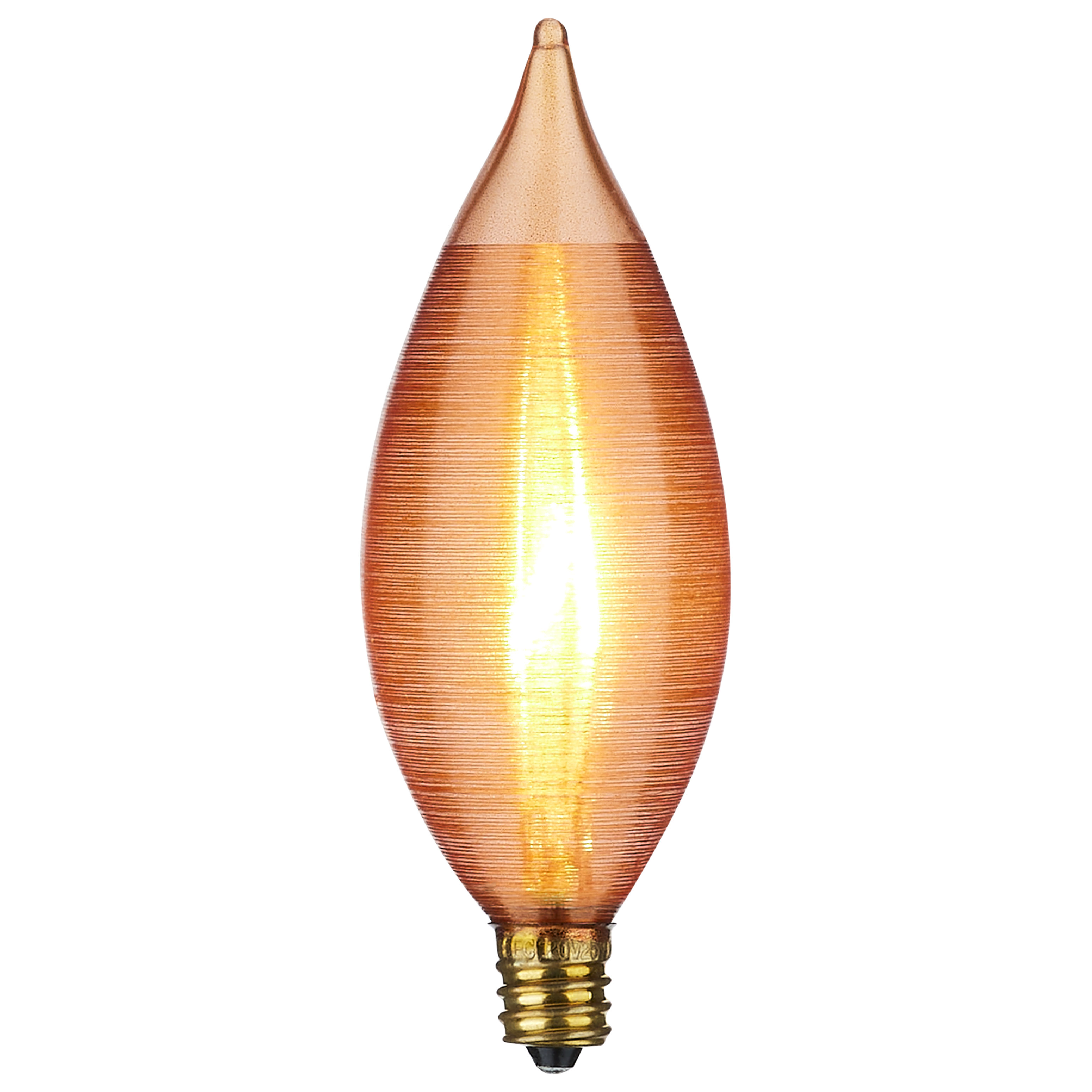 SATCOESCENT 25W C11 CB AMBER - S3406