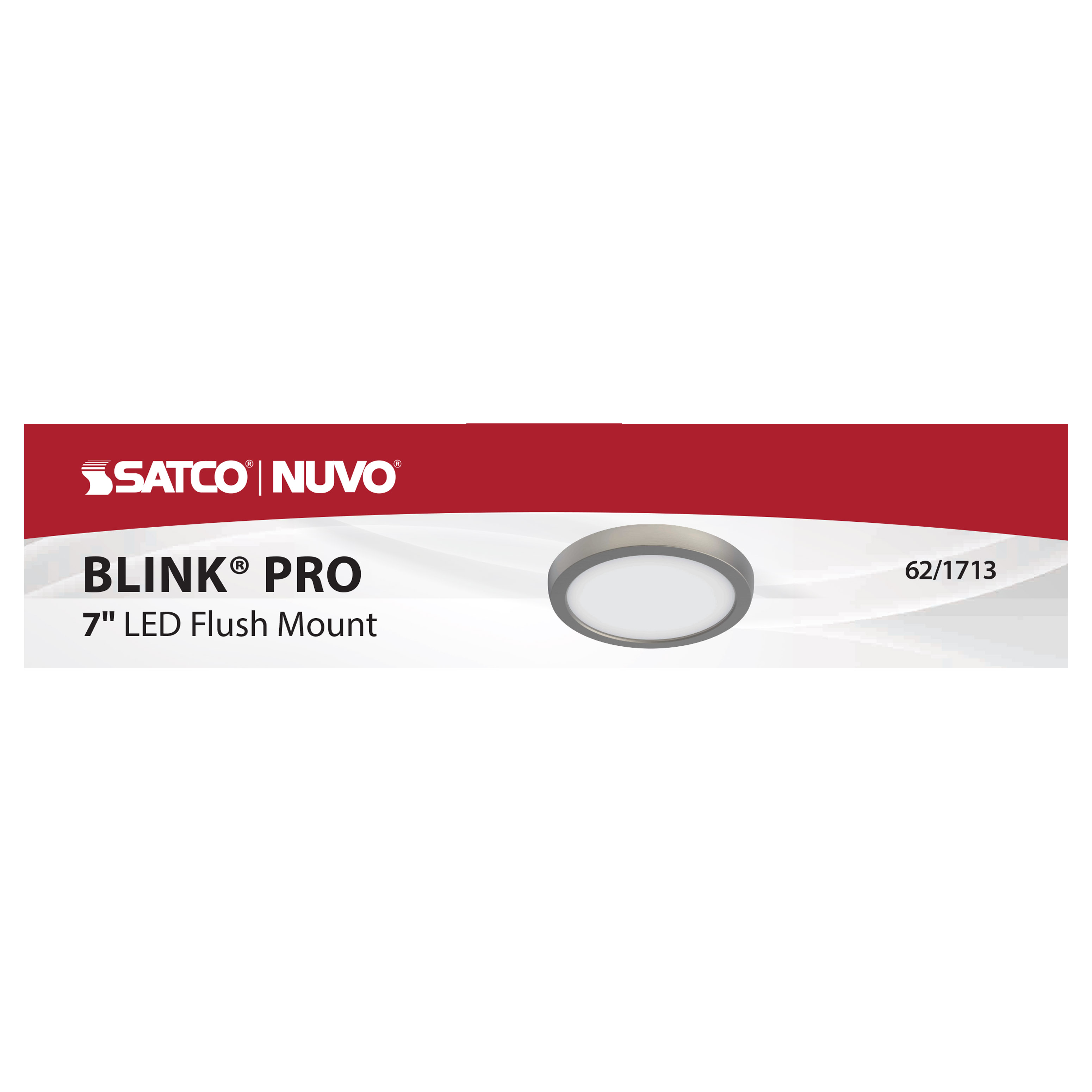 BLINK 11W LED 7" RND BR. NICK - 62-1713