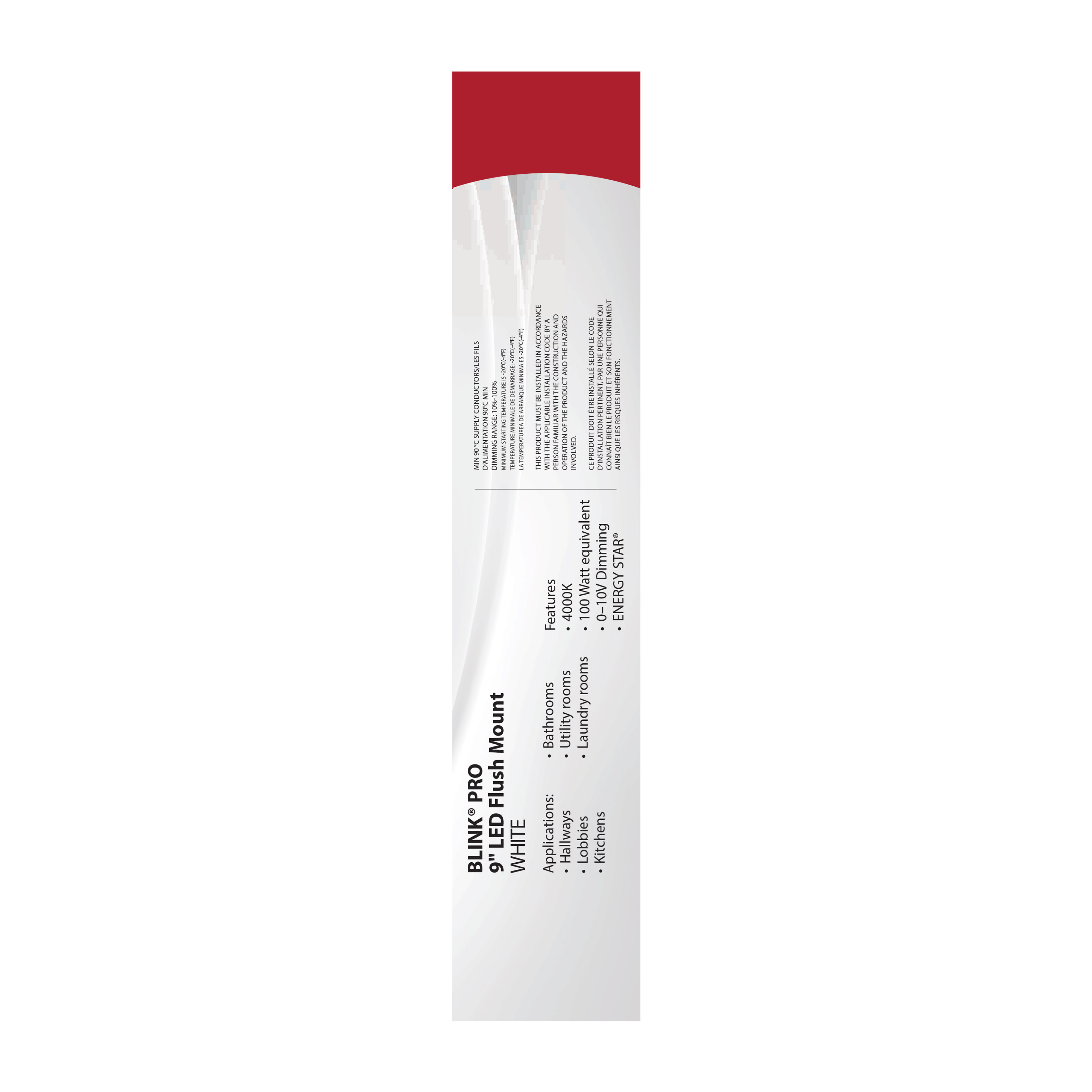 BLINK LED 9'' ROUND 13W 0-10V - 62-1743