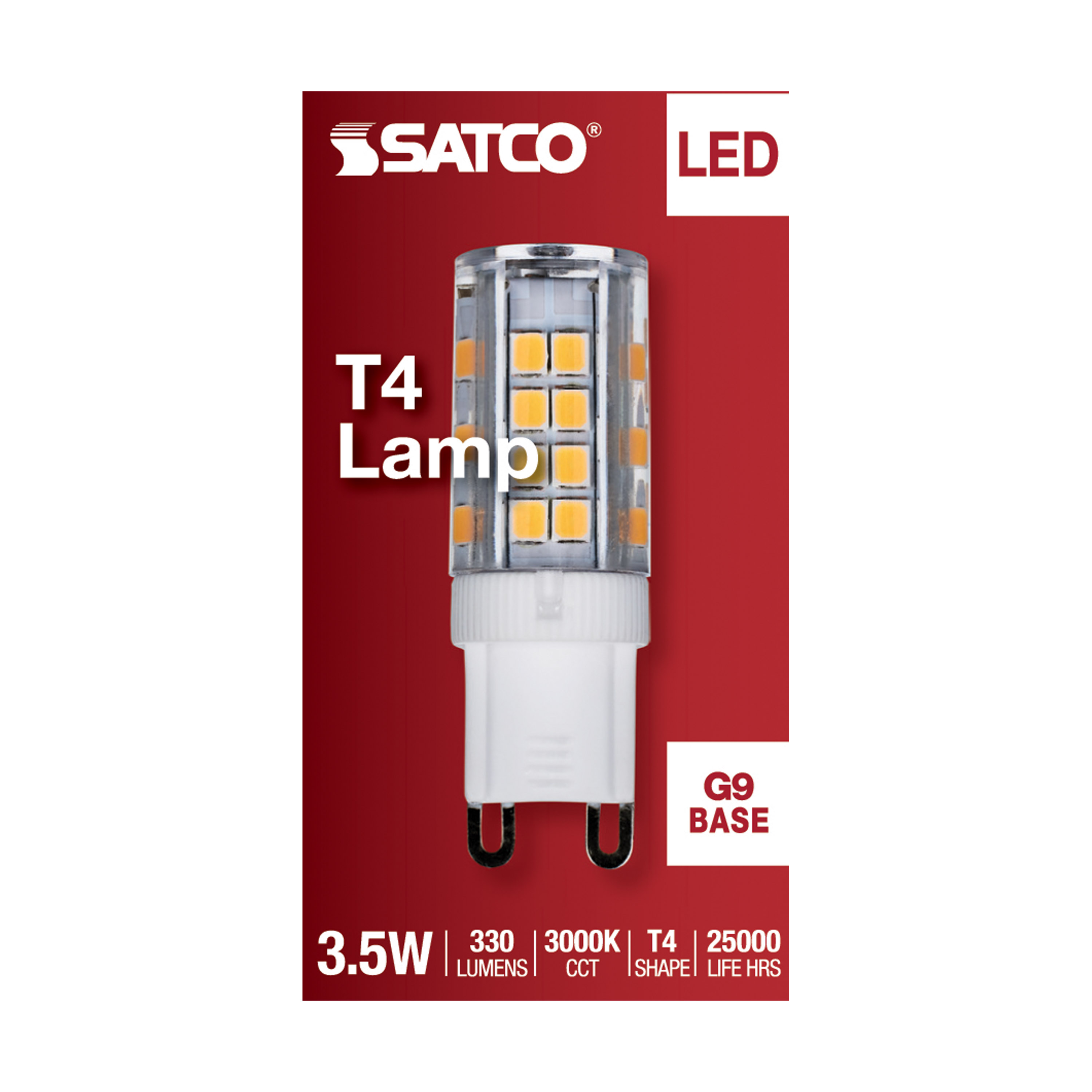 3.5W/LED/G9/830/CL/120V/ND - S11230