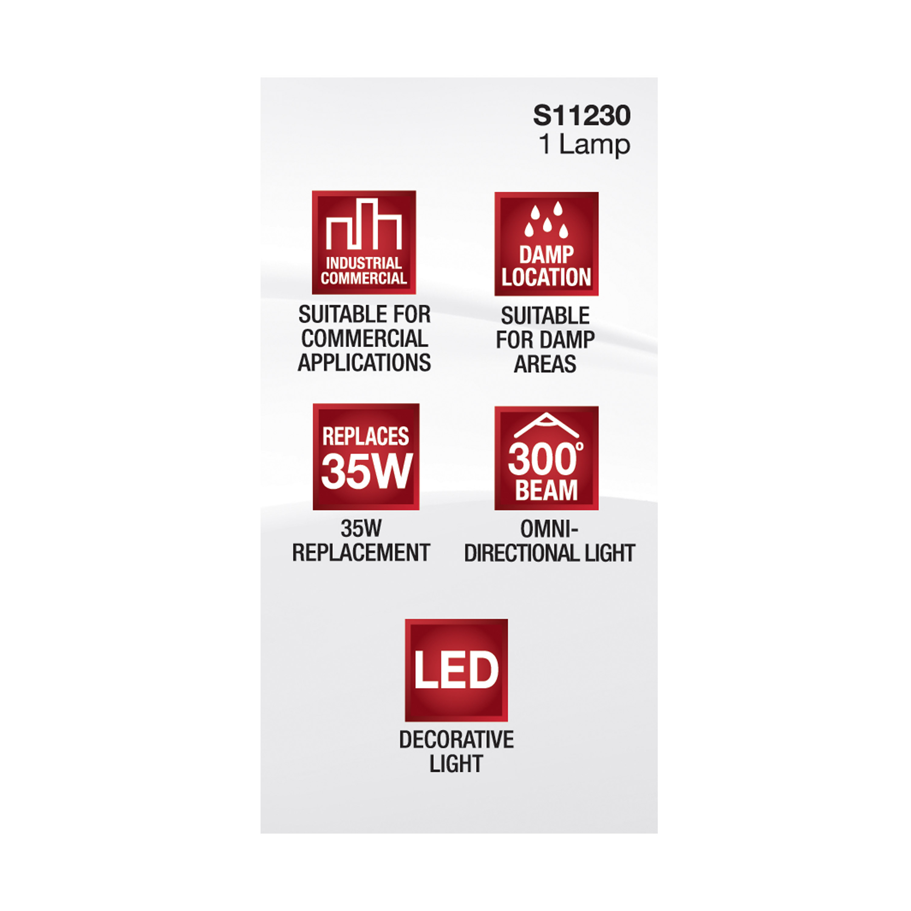 3.5W/LED/G9/830/CL/120V/ND - S11230