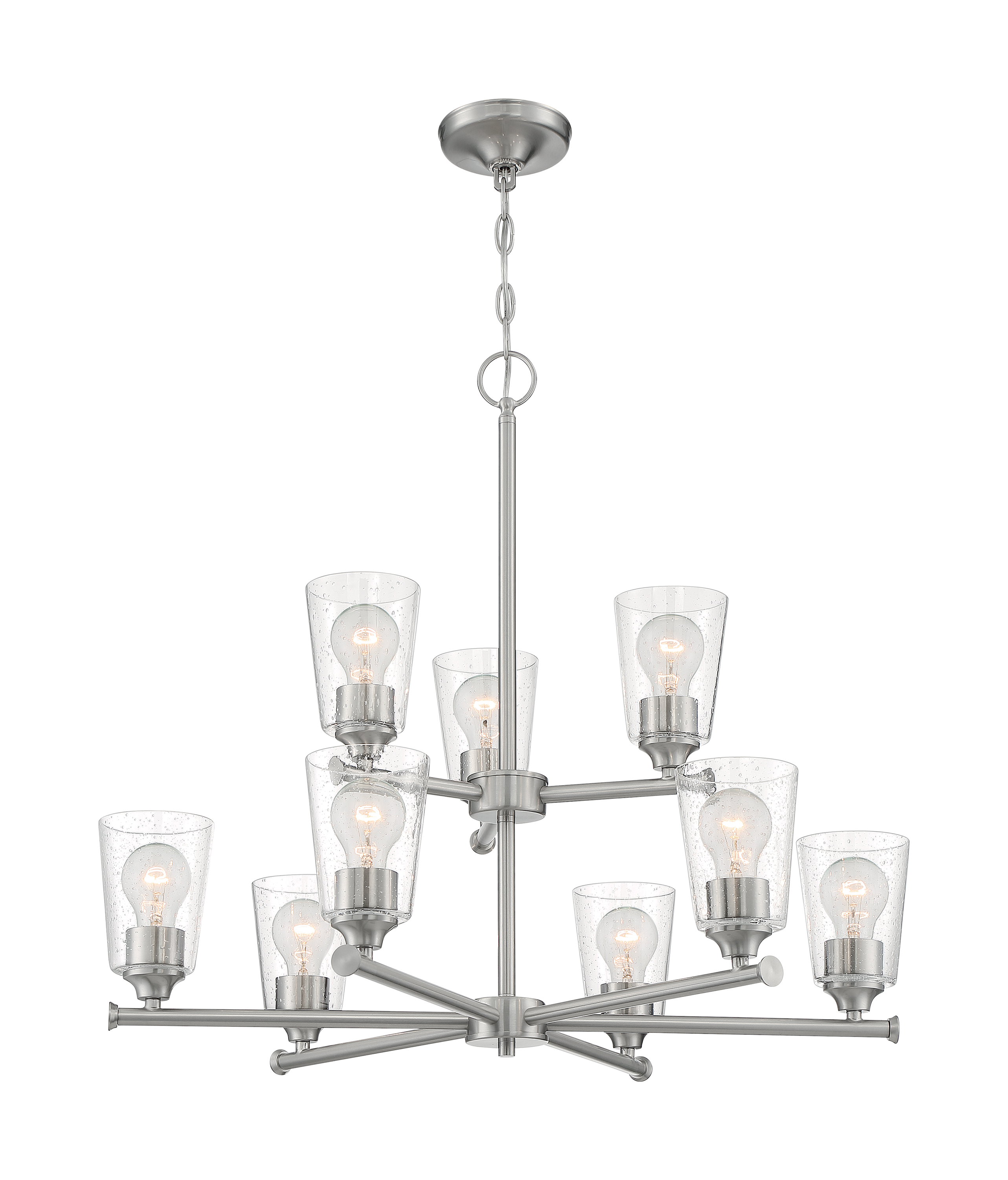 BRANSEL 9 LIGHT CHANDELIER - 60-7189