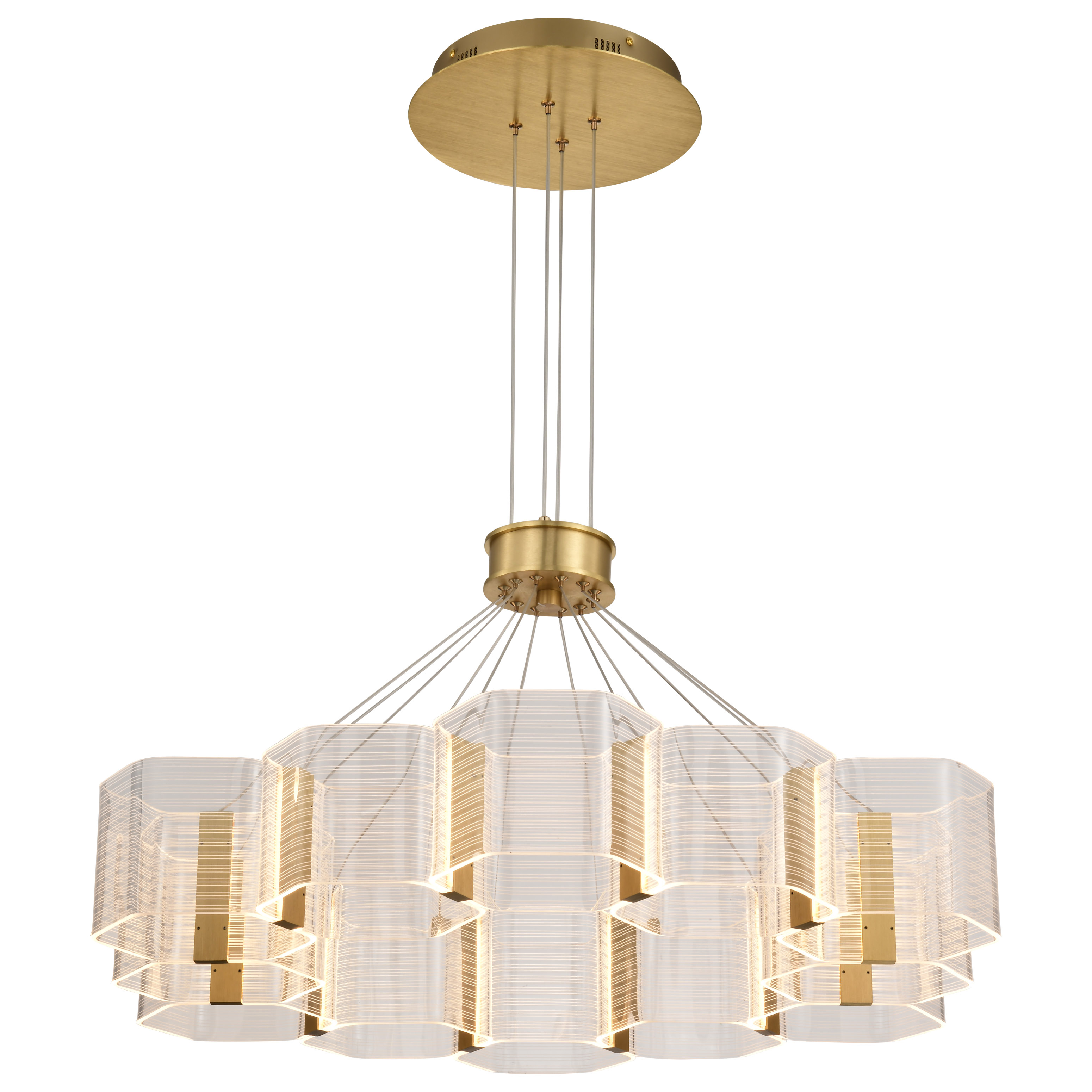 KENZO LED 12 LIGHT CHANDELIER - 62-2404