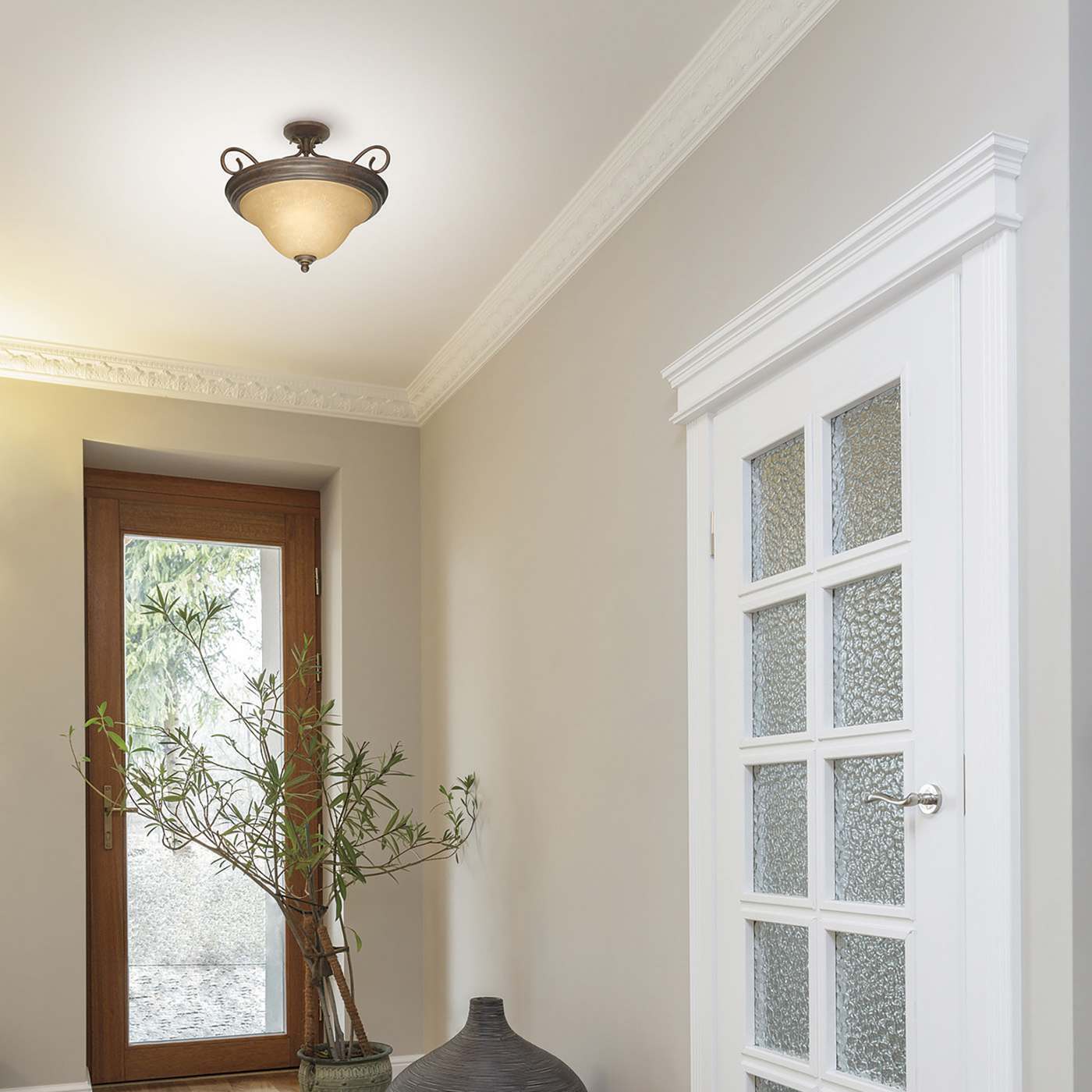 CASTILLO 3 LT SEMI FLUSH - 60-1027