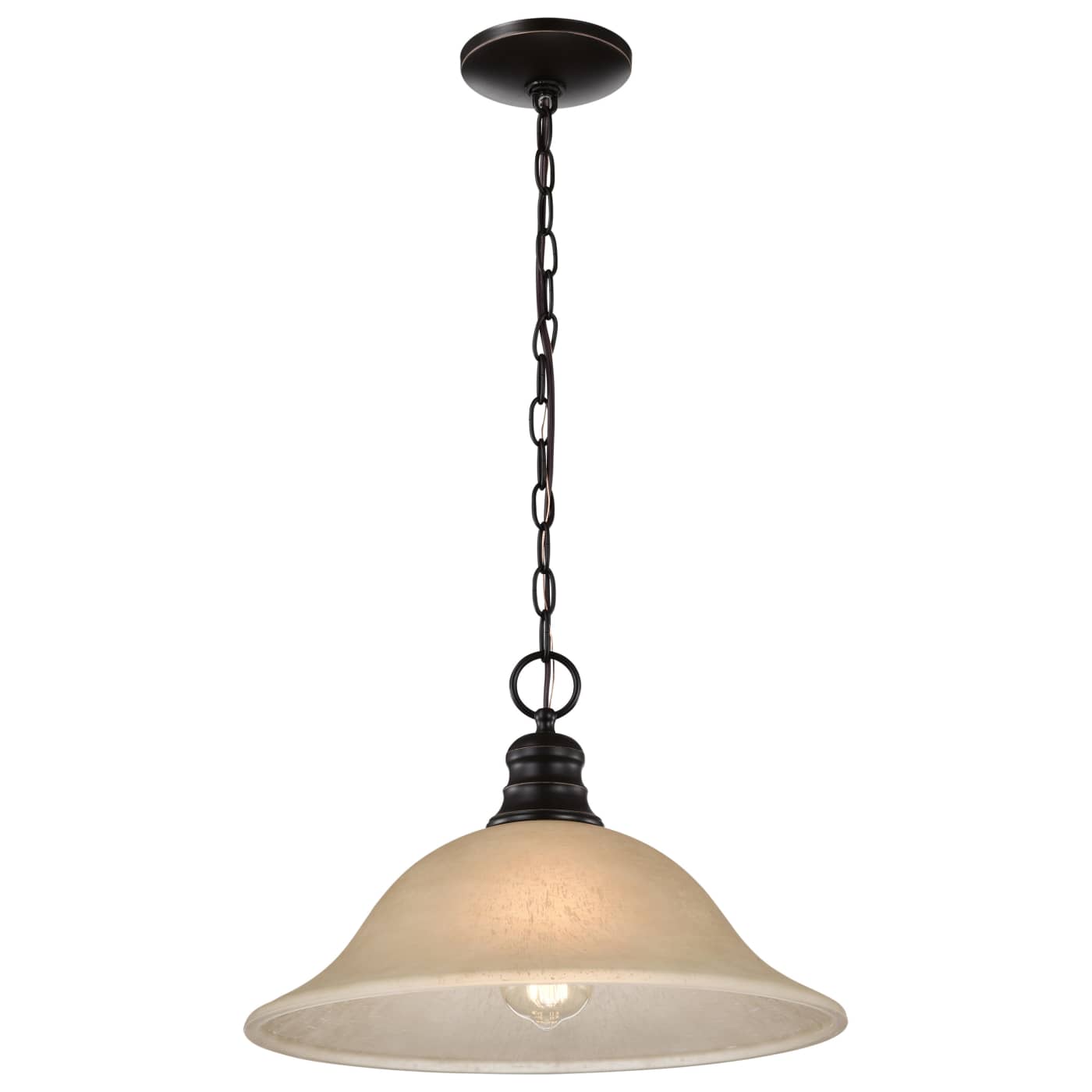 1 LT 16" HANGING DOME PENDANT - 60-1276