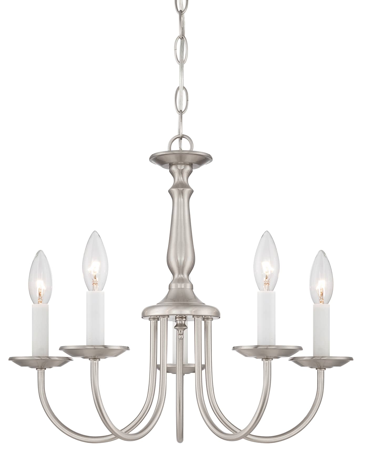 5LT CHANDELIER BRUSHED NICKEL - 60-1298