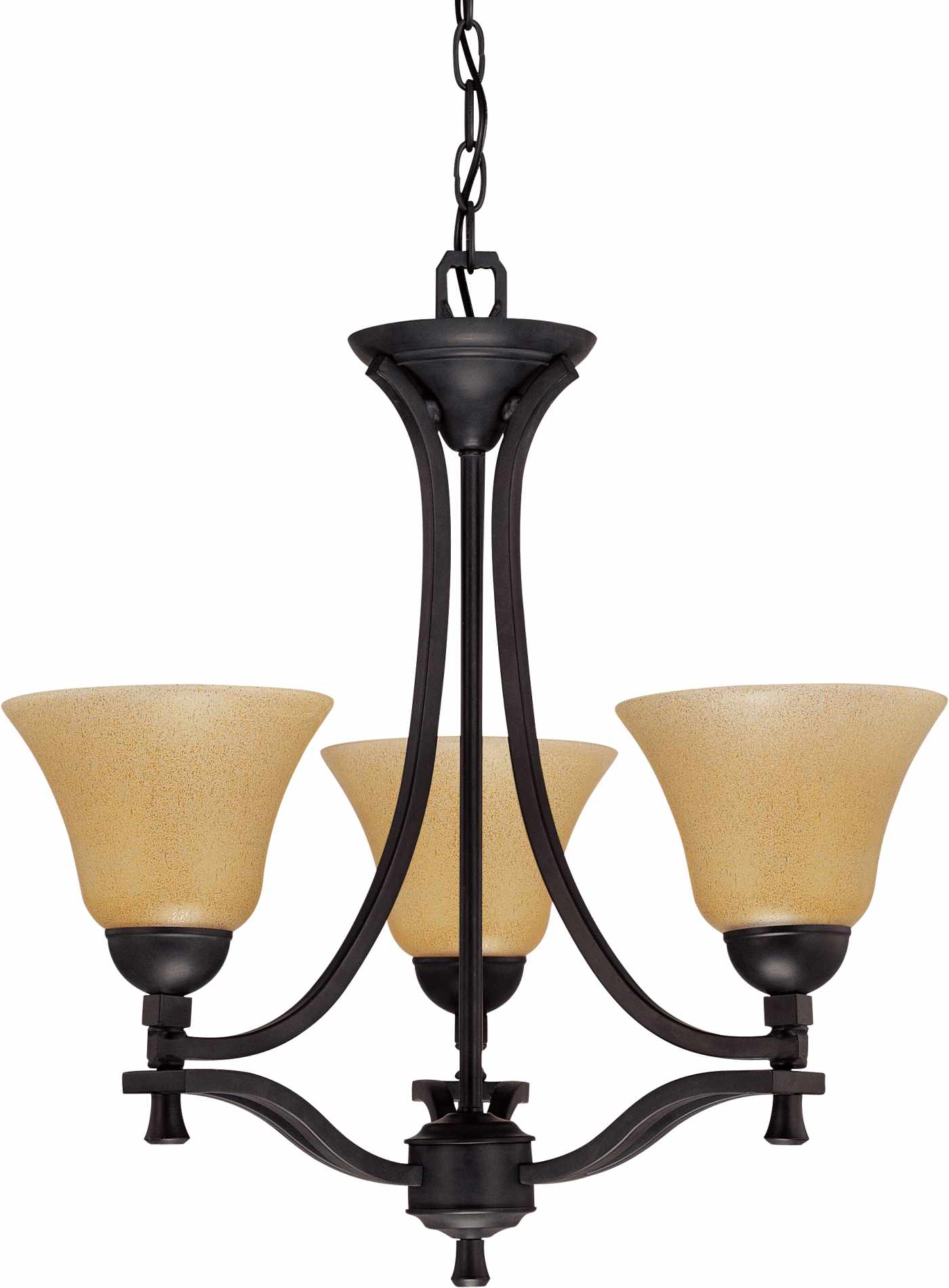 DAKOTA 1TIER 3LT CHANDELIER - 60-1721