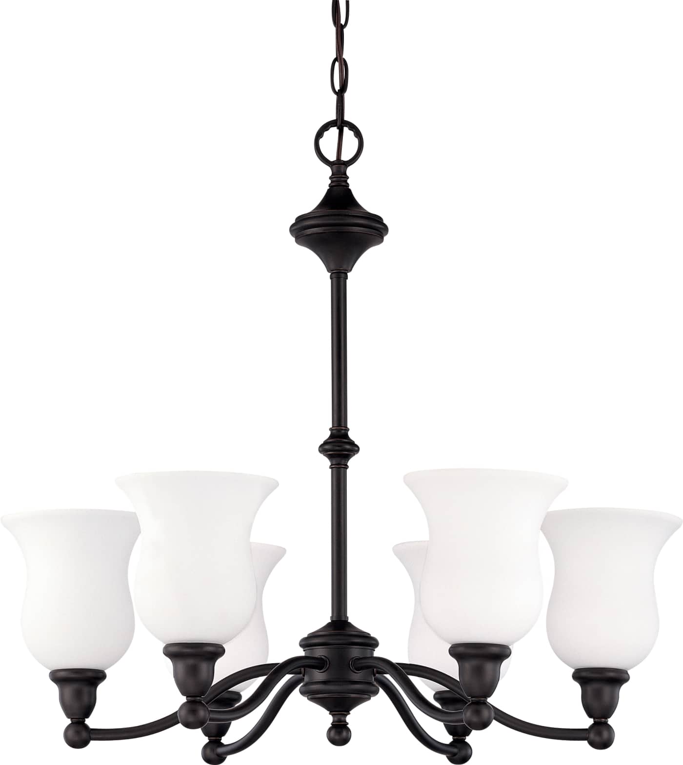 GLENWOOD 6 LT CHANDELIER - 60-1782
