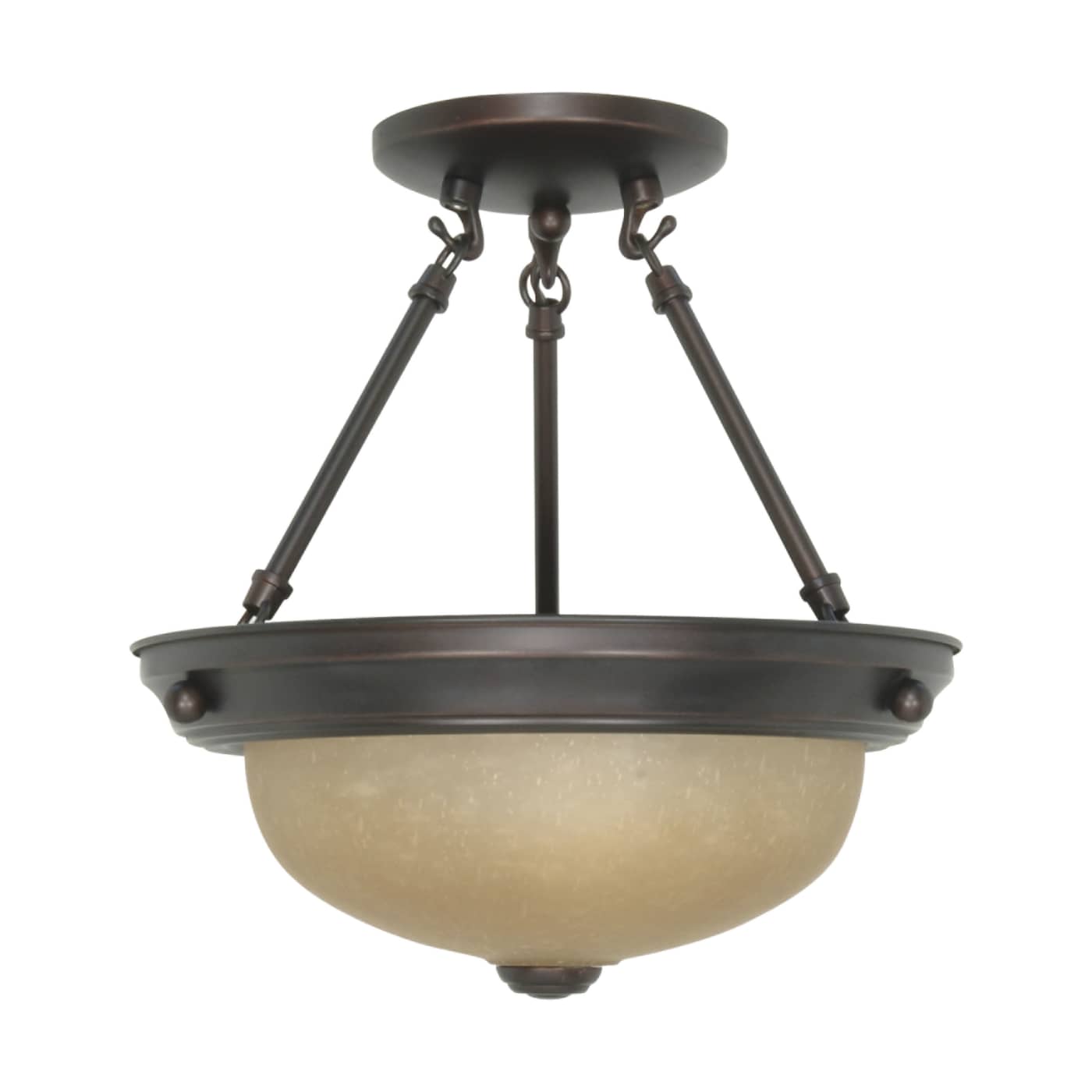 2 LIGHT ES 11" SEMI-FLUSH - 60-3108