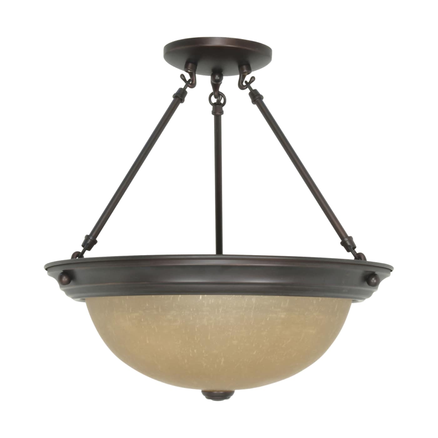 3 LIGHT ES 15" SEMI-FLUSH - 60-3111