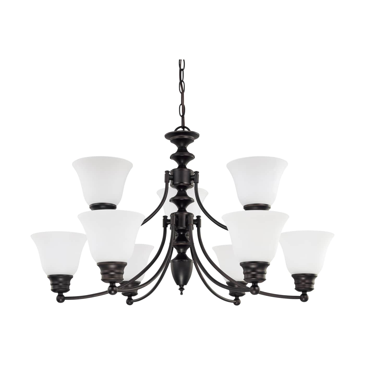 EMPIRE 9 LIGHT 32" CHANDELIER - 60-3171