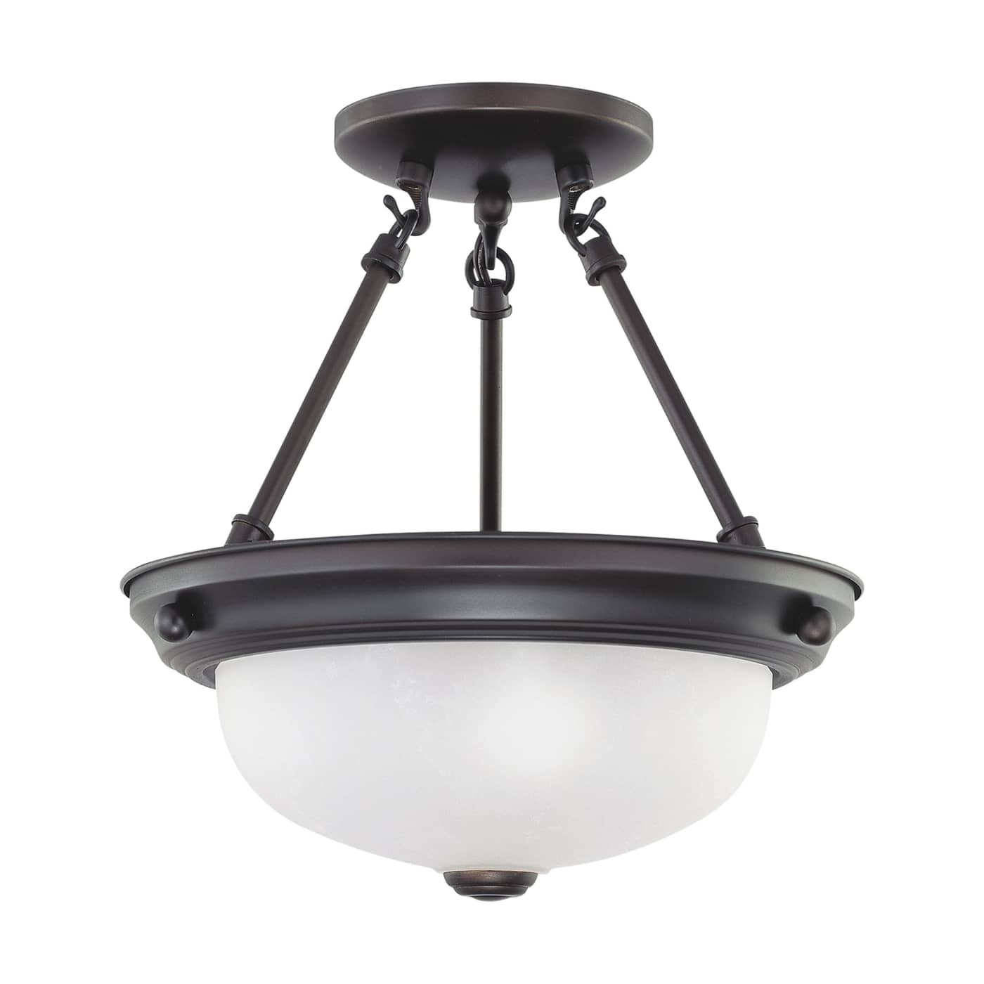 2 LIGHT ES 11" SEMI-FLUSH - 60-3338