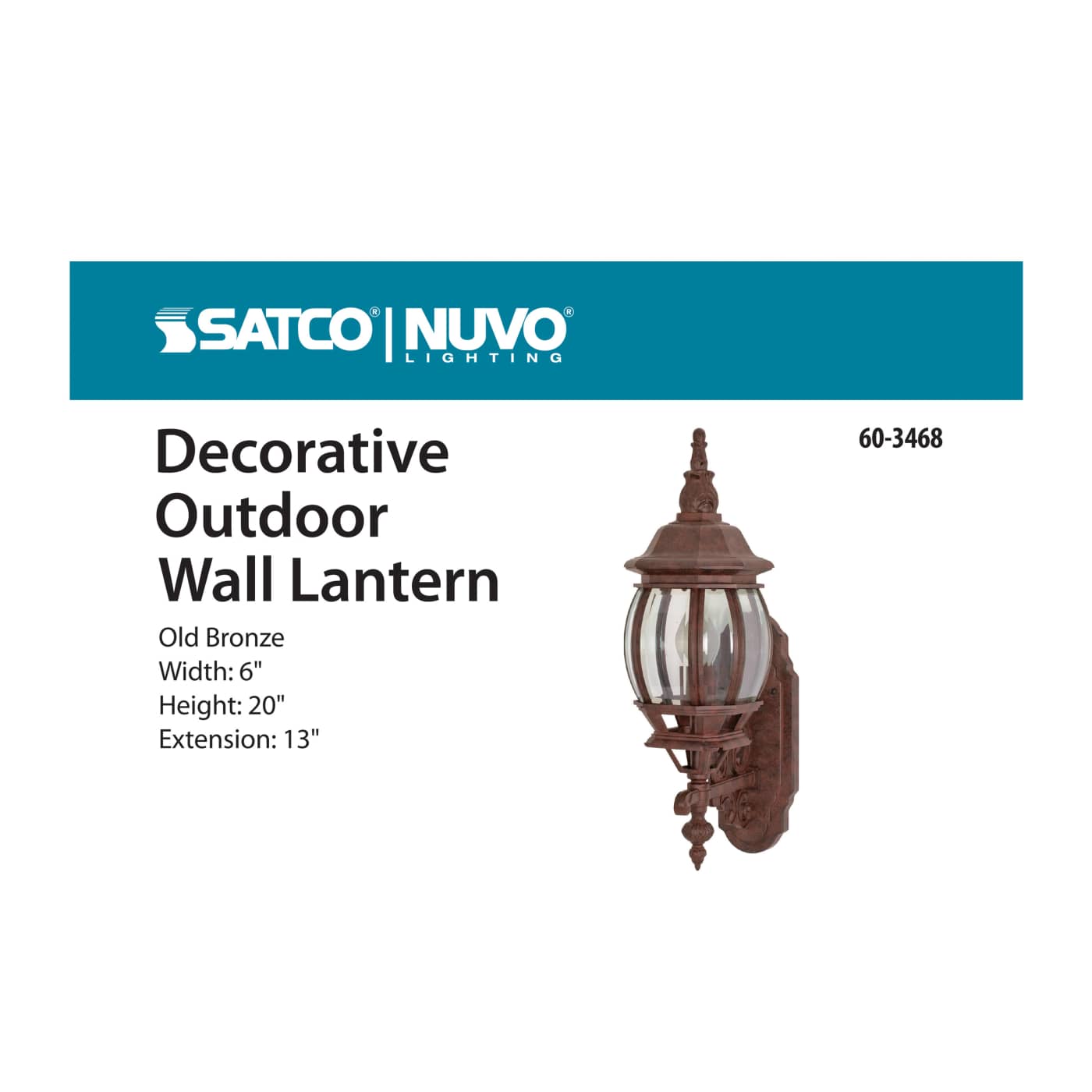 CENTRAL PARK 1 LT OUTDOOR - 60-3468