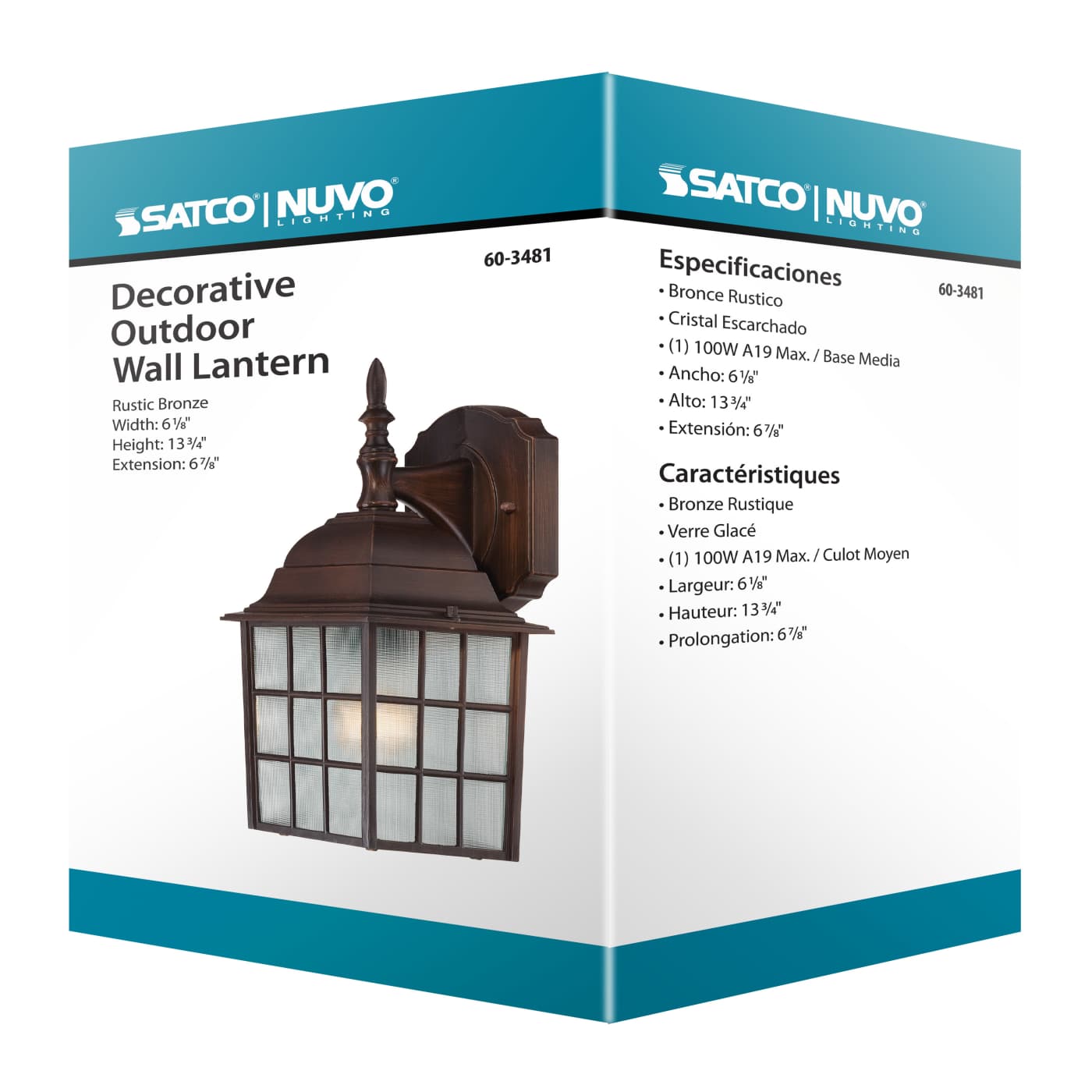 ADAMS 1 LGT 14 OUTOOR WALL - 60-3481