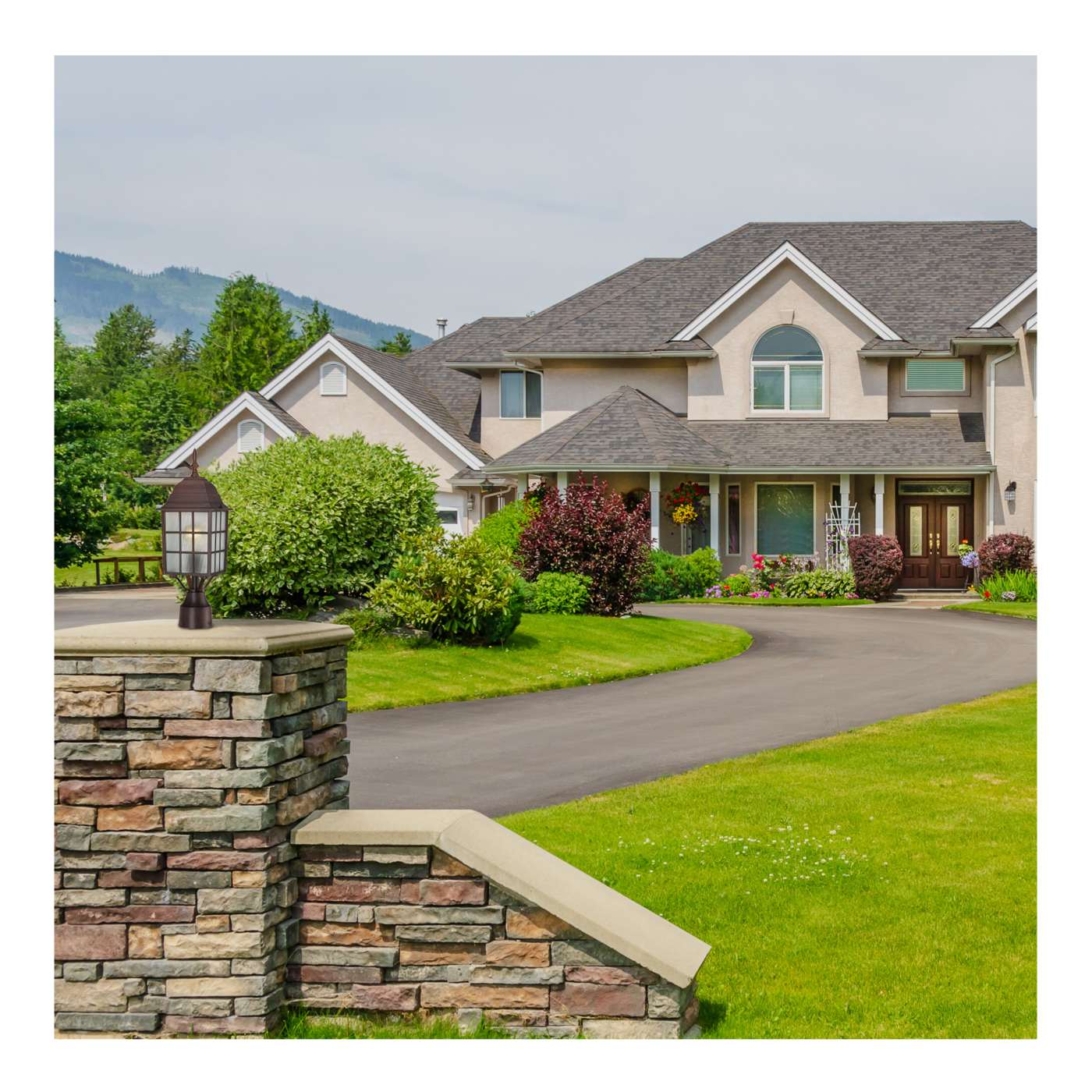 ADAMS 1 LGT 17 OUTDOOR POST - 60-3483