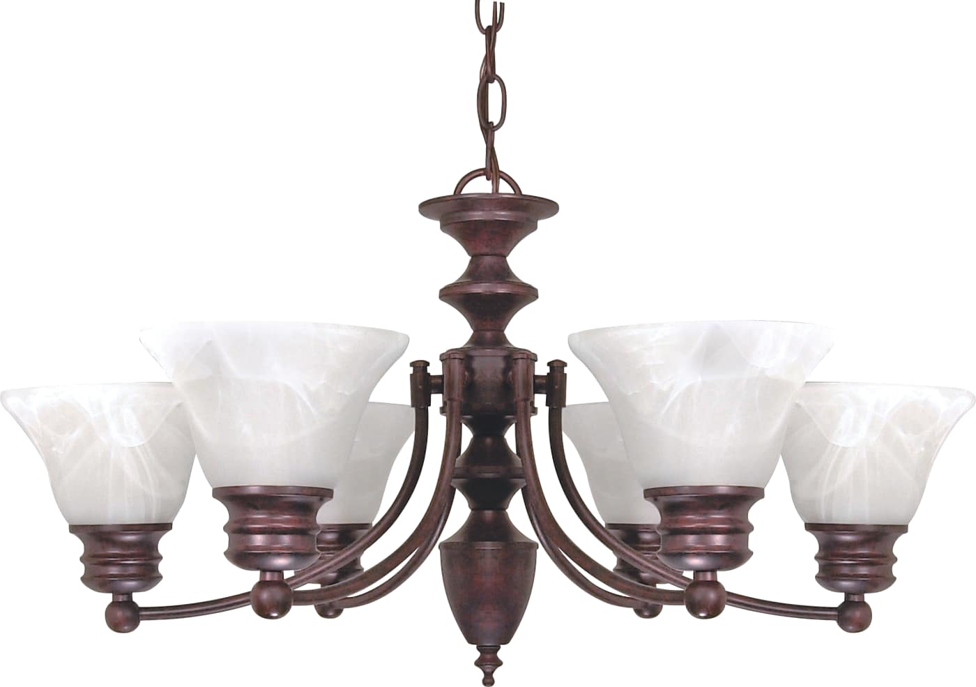 EMPIRE 6 LT CHANDELIER - 60-358