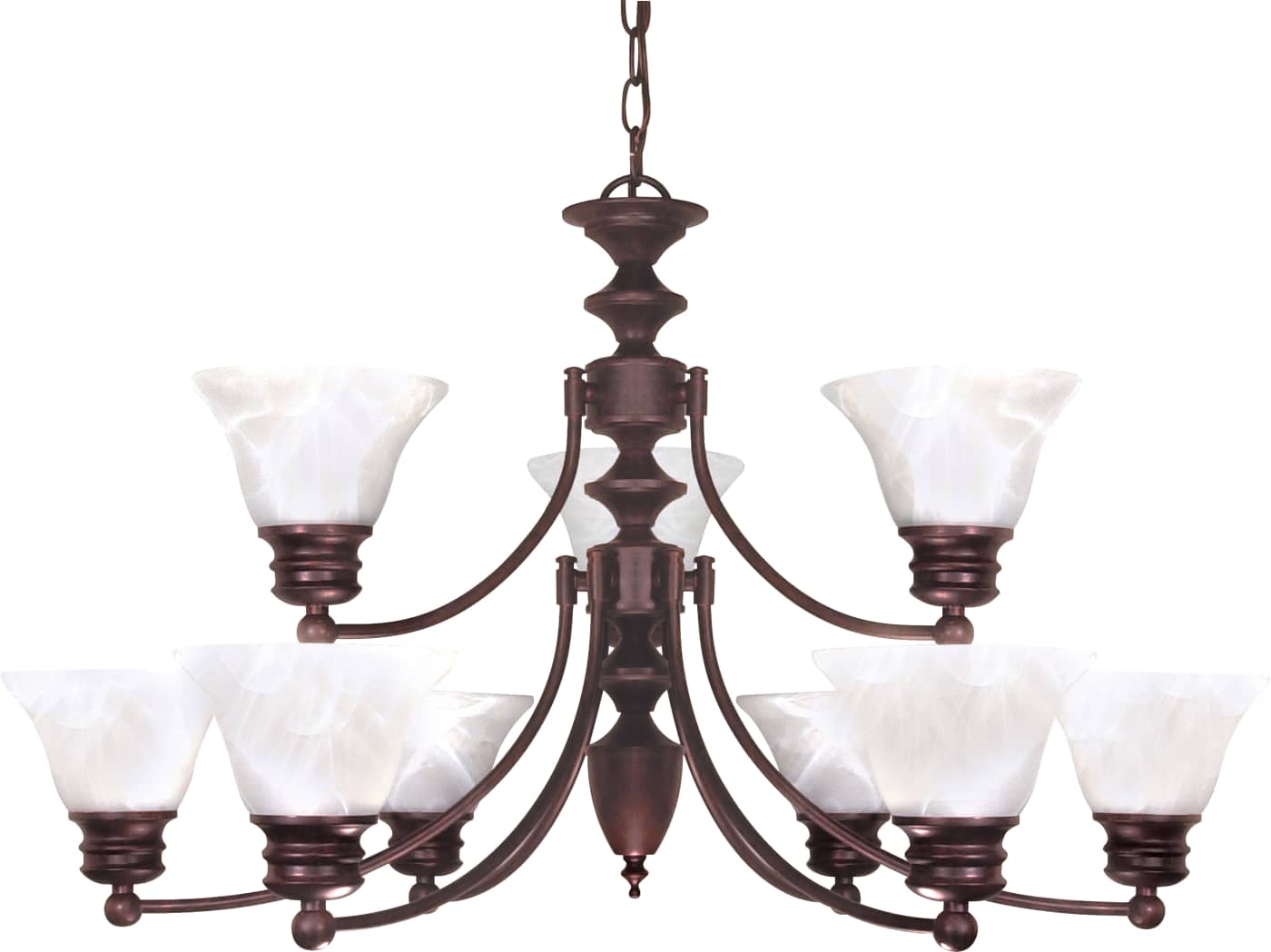 EMPIRE 9 LT CHANDELIER - 60-362