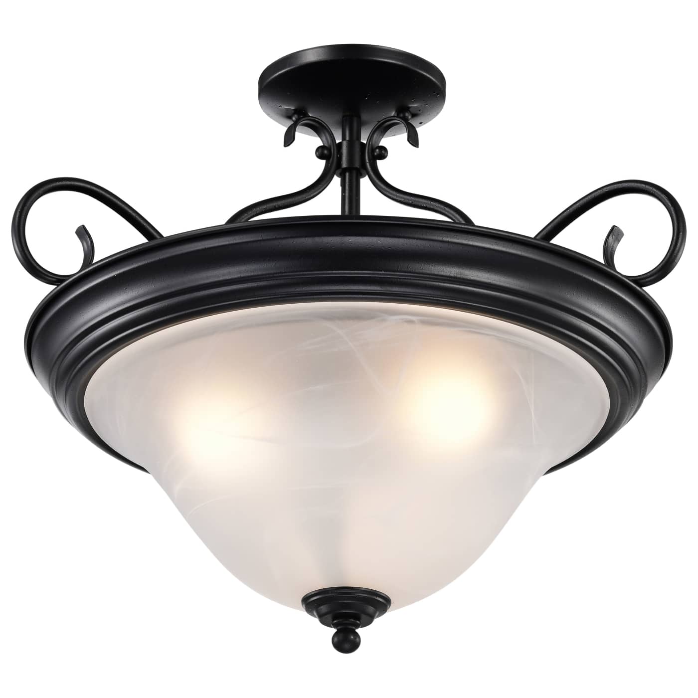 CASTILLO 3 LT SEMI FLUSH - 60-384
