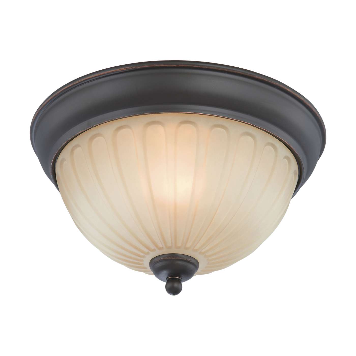 CAROUSEL 1 LIGHT FLUSH DOME - 60-4231