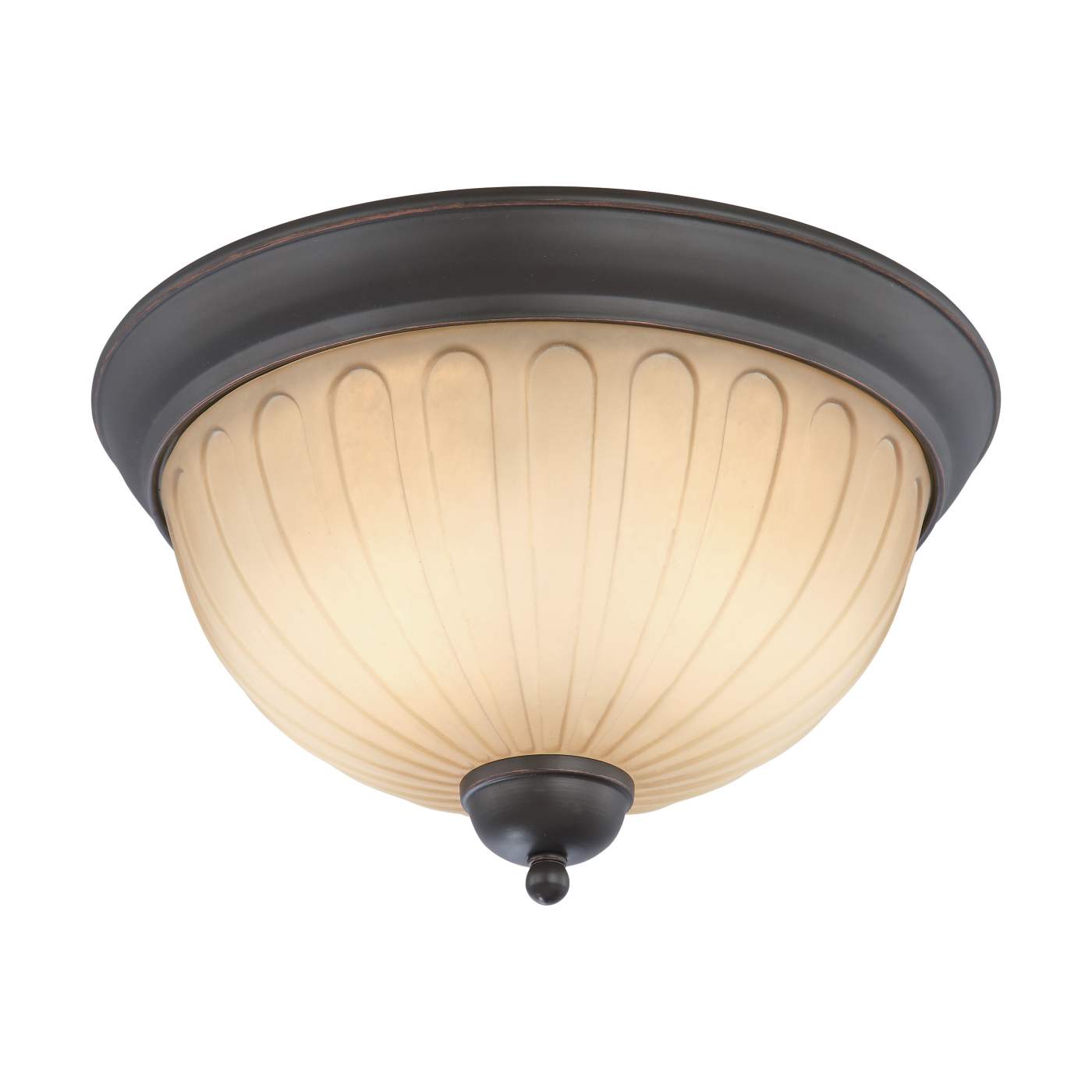 CAROUSEL 2 LIGHT FLUSH DOME - 60-4232
