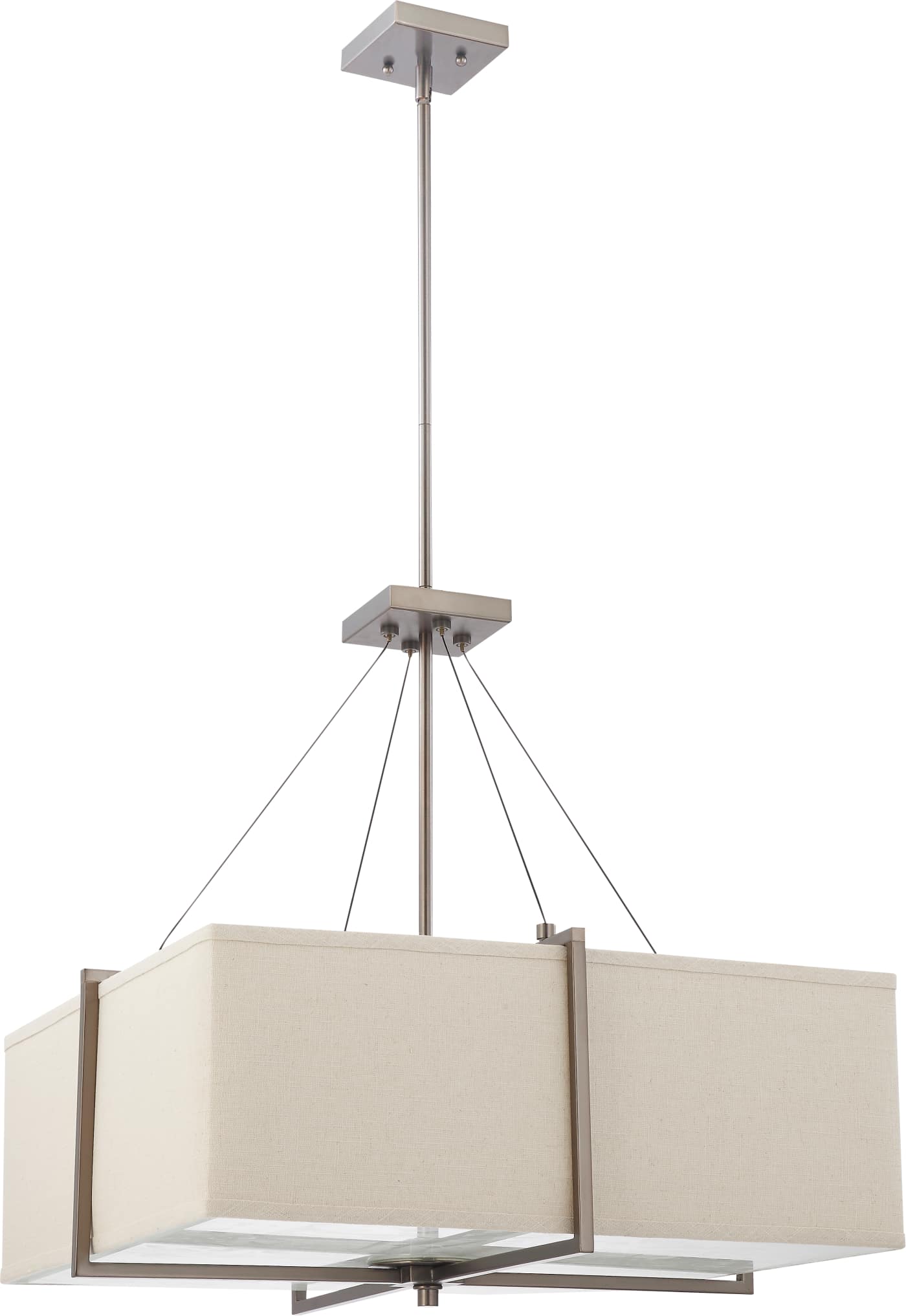 LOGAN 2 LIGHT SQUARE PENDANT - 60-4487