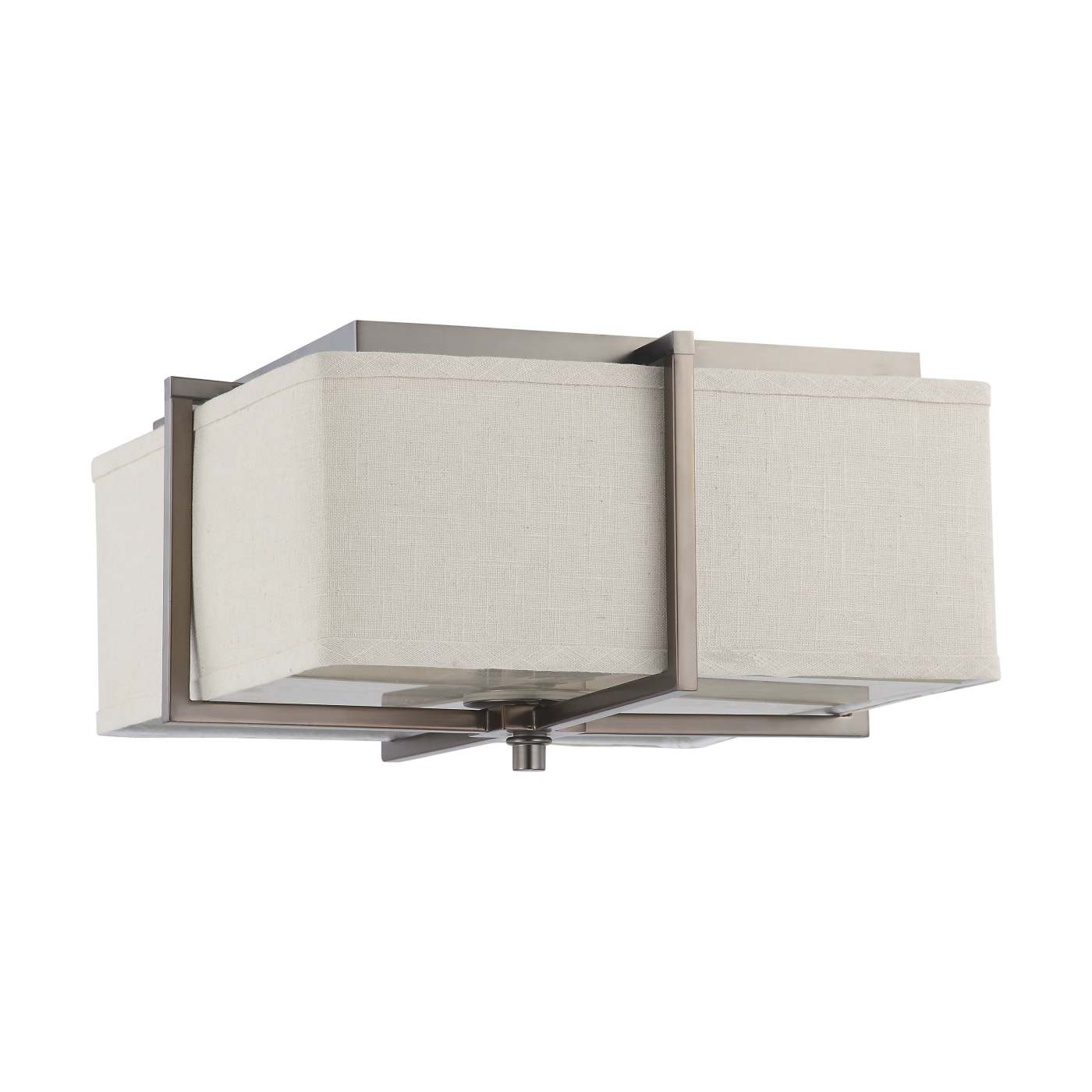 LOGAN 2 LIGHT SQUARE FLUSH - 60-4488