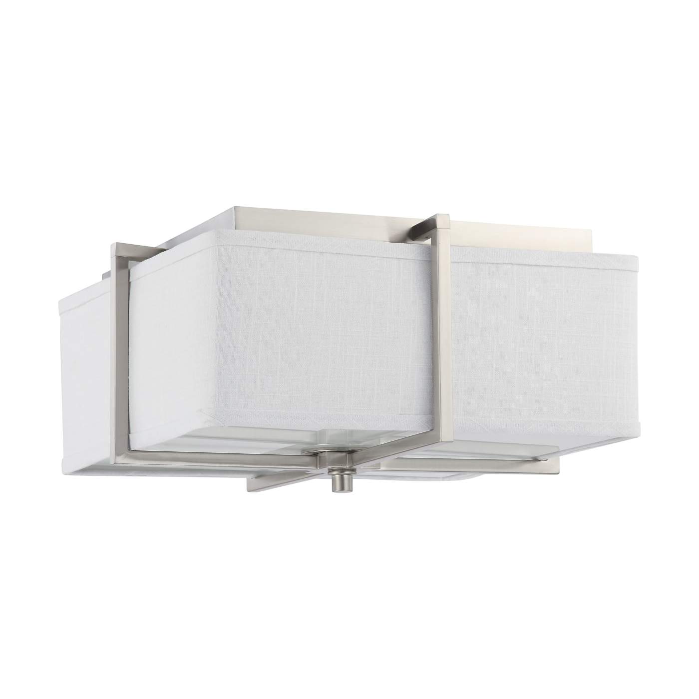 LOGAN 2 LIGHT SQUARE FLUSH - 60-4508