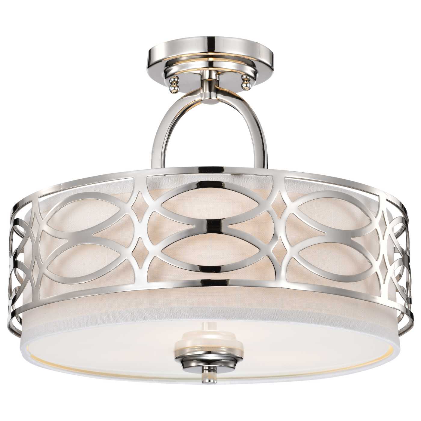 HARLOW 3 LIGHT SEMI-FLUSH - 60-4629