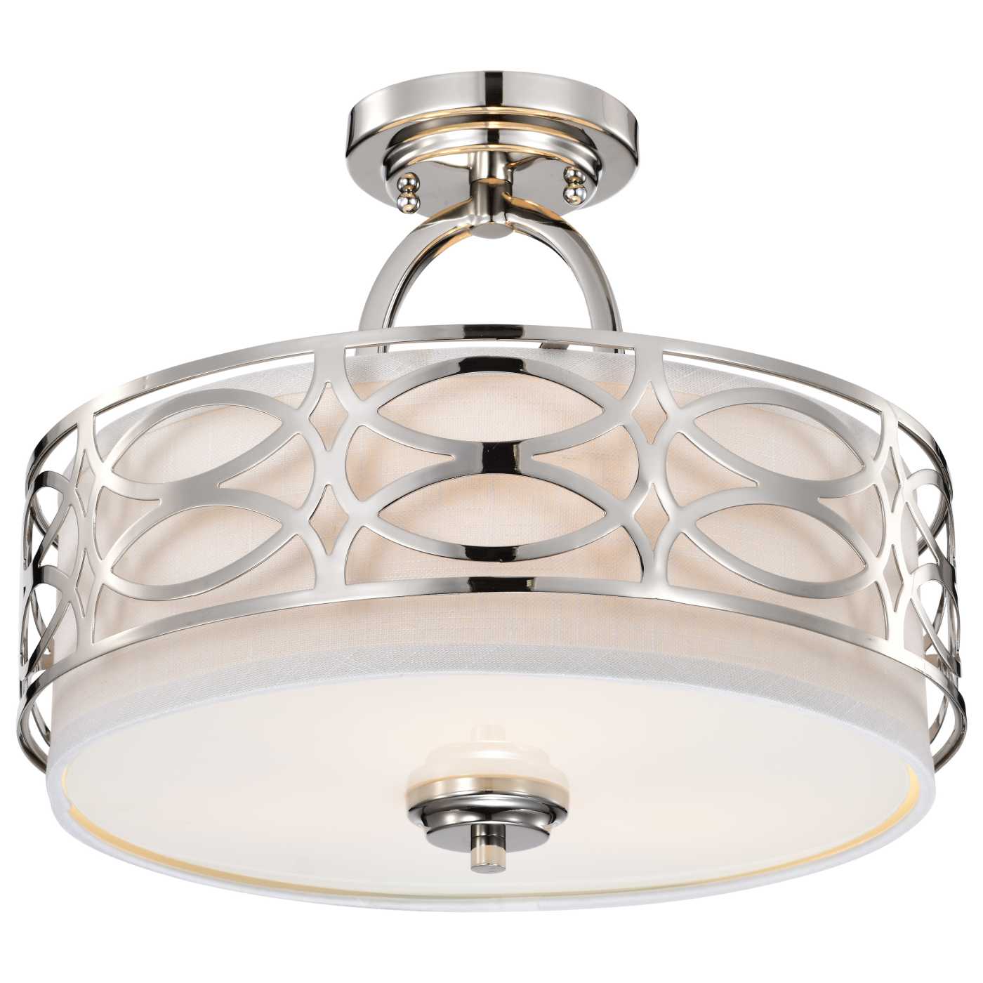 HARLOW 3 LIGHT SEMI-FLUSH - 60-4629
